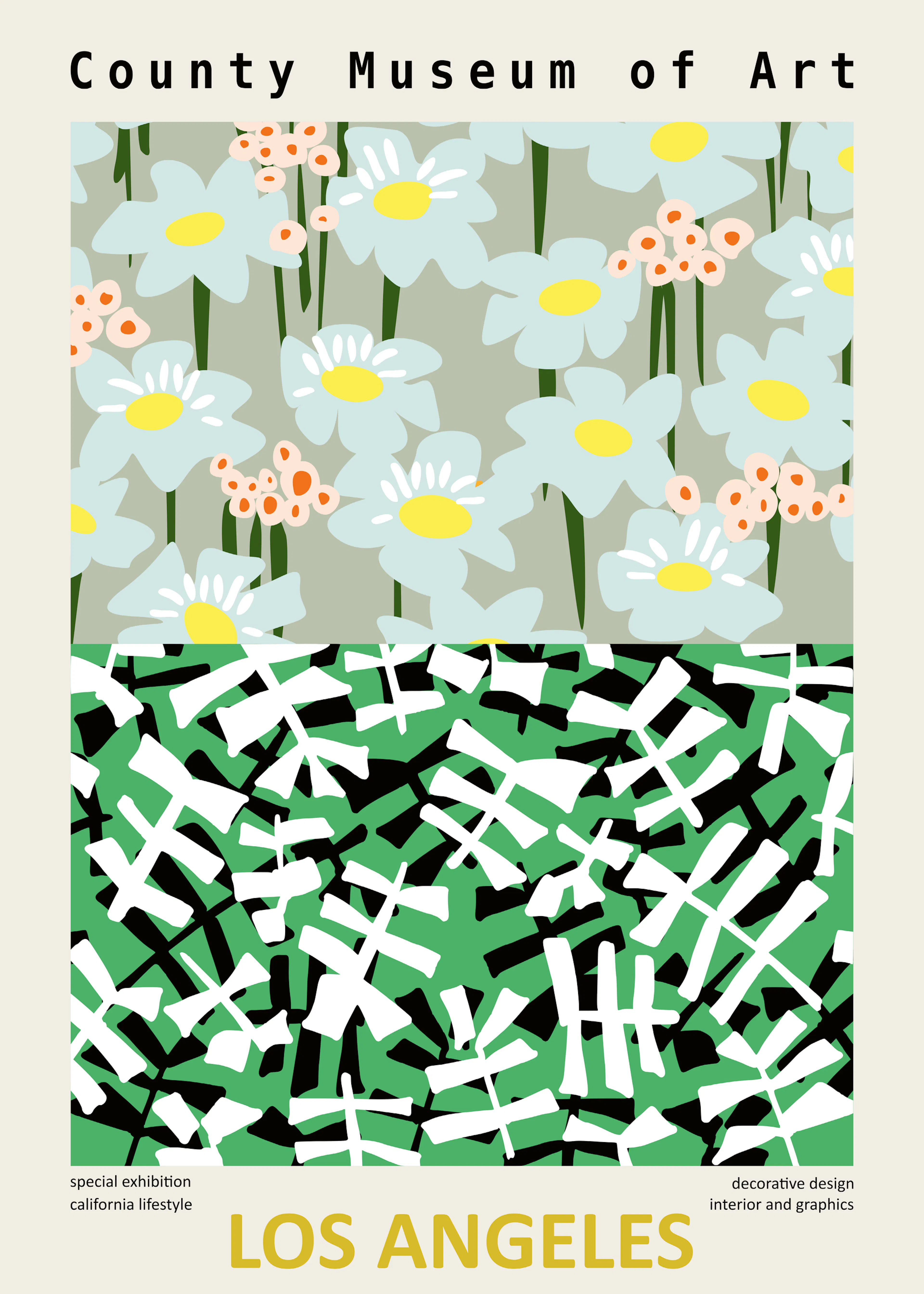 Mint Floral Harmony Poster 0