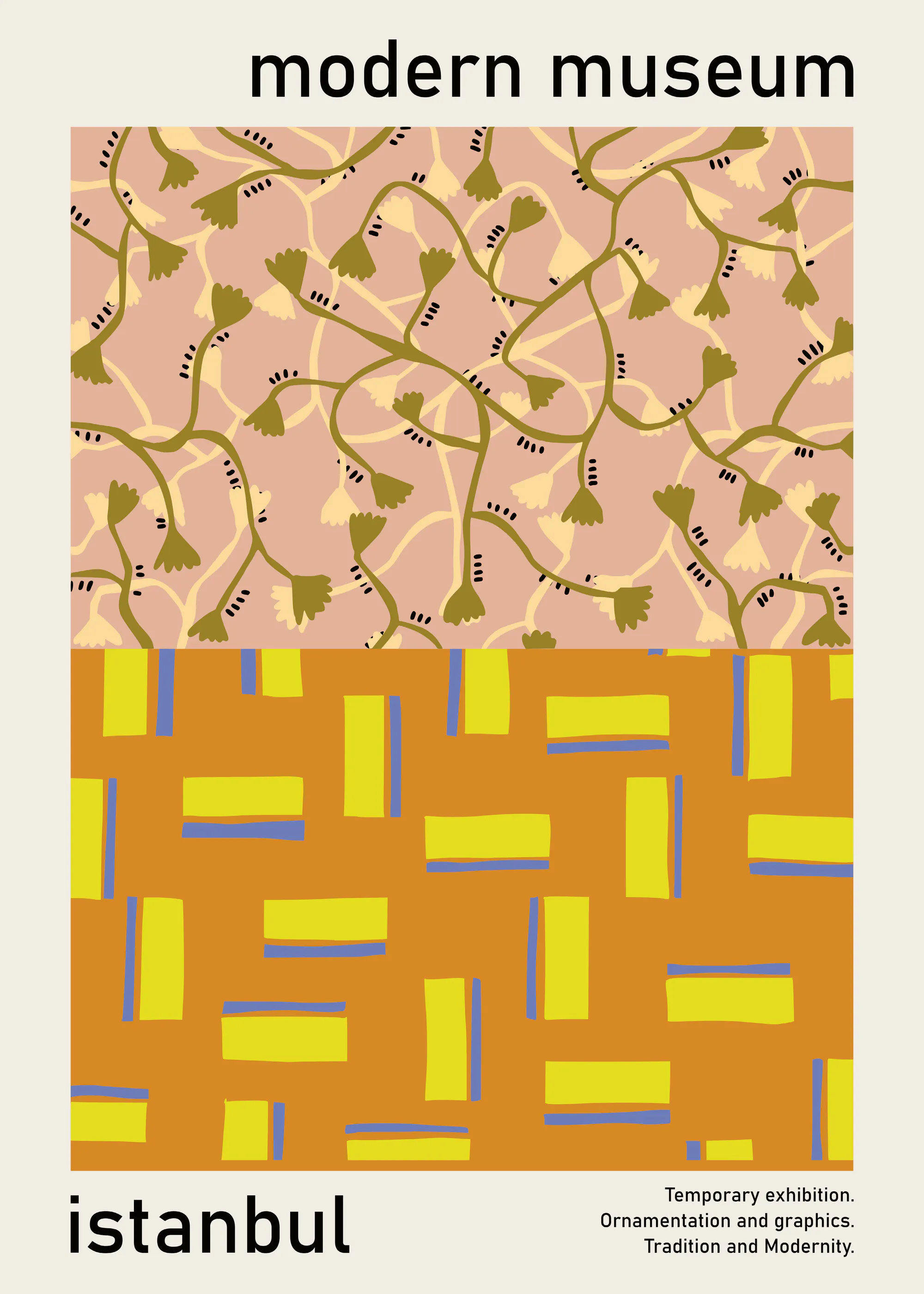 Moderne Kunst Fusion Poster 0
