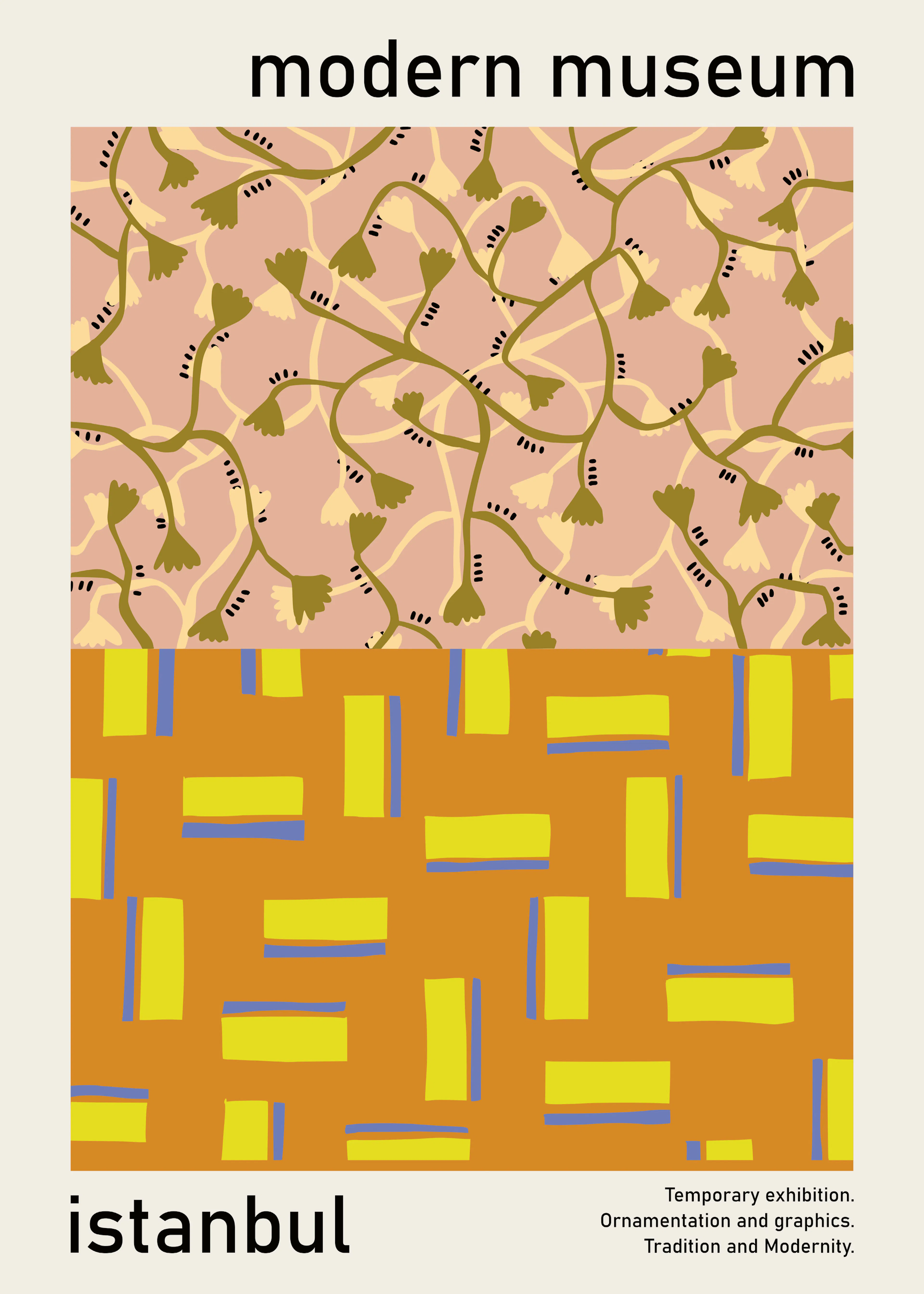 Modern Art Fusion Poster 0
