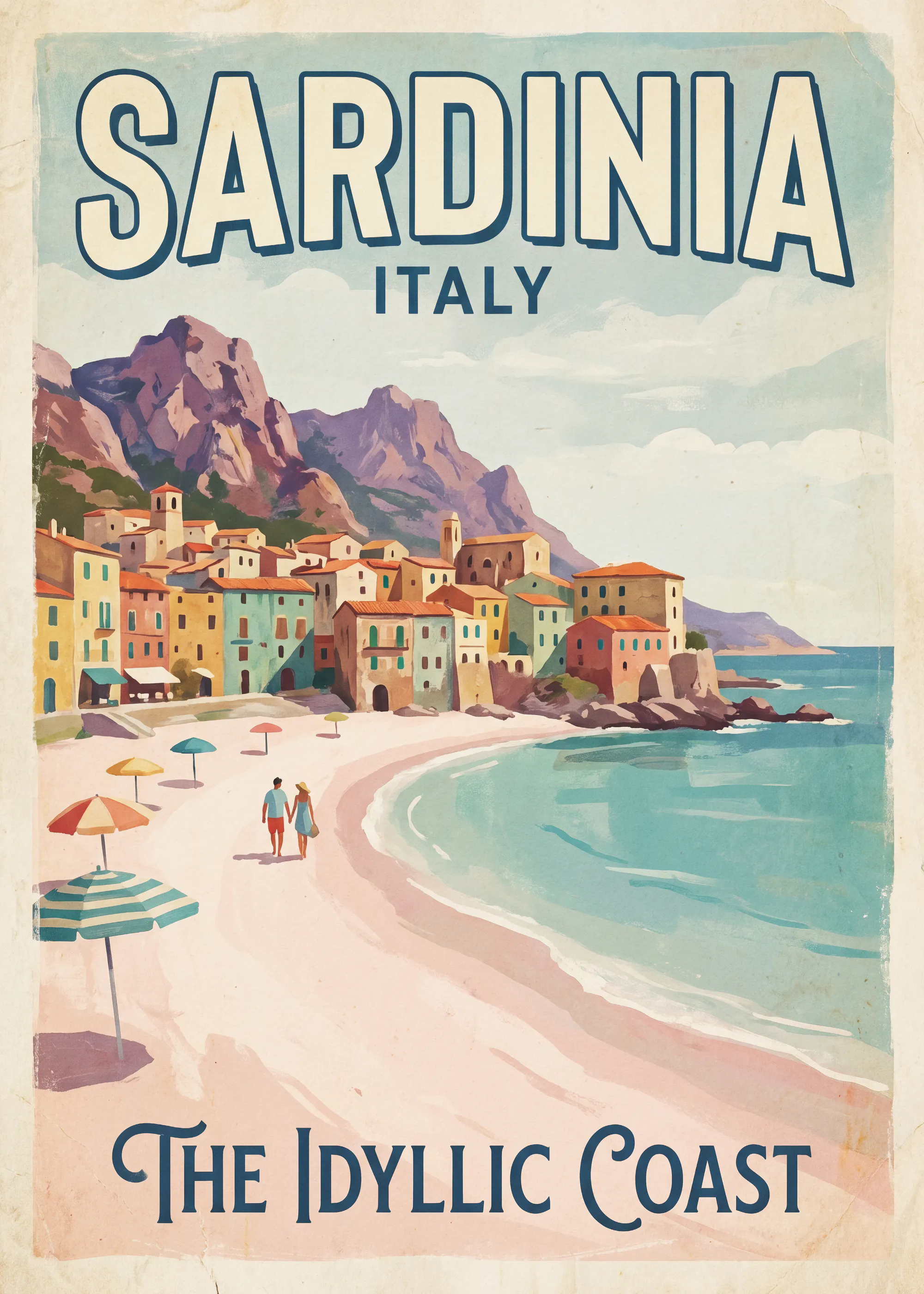 Sardinia Coast Poster 0