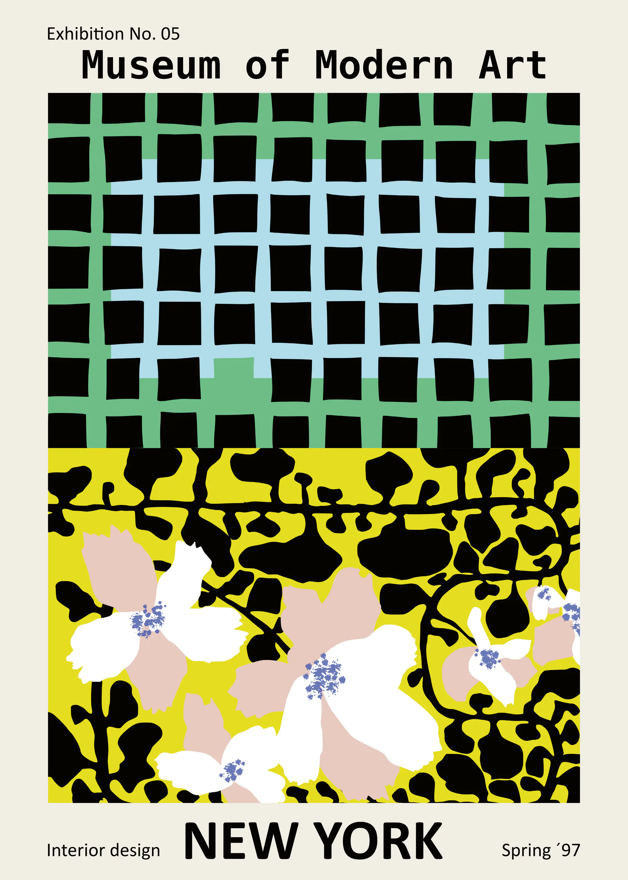 Moderne Kunstvibes Plakat 0