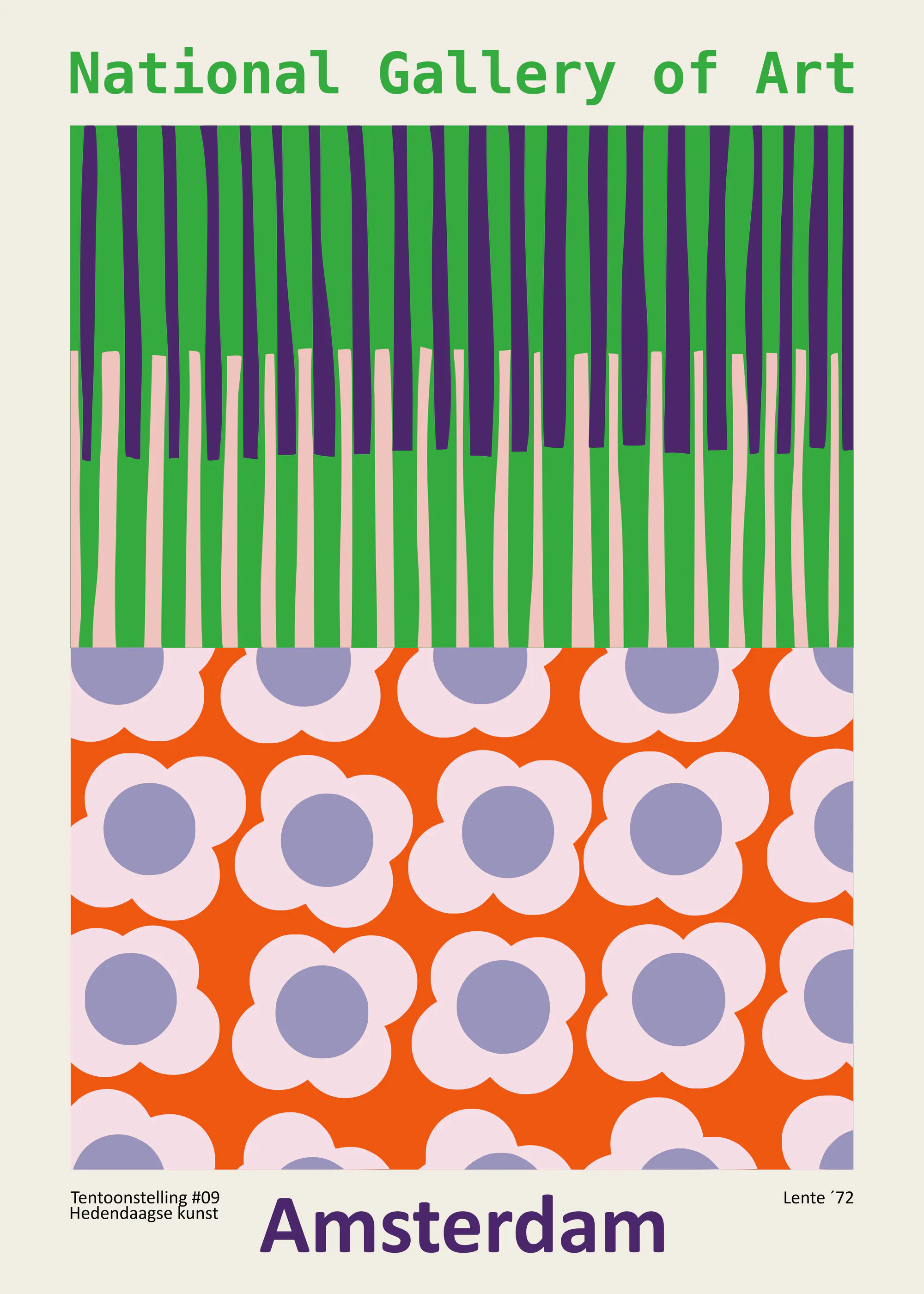 Amsterdam Abstrait Poster 0