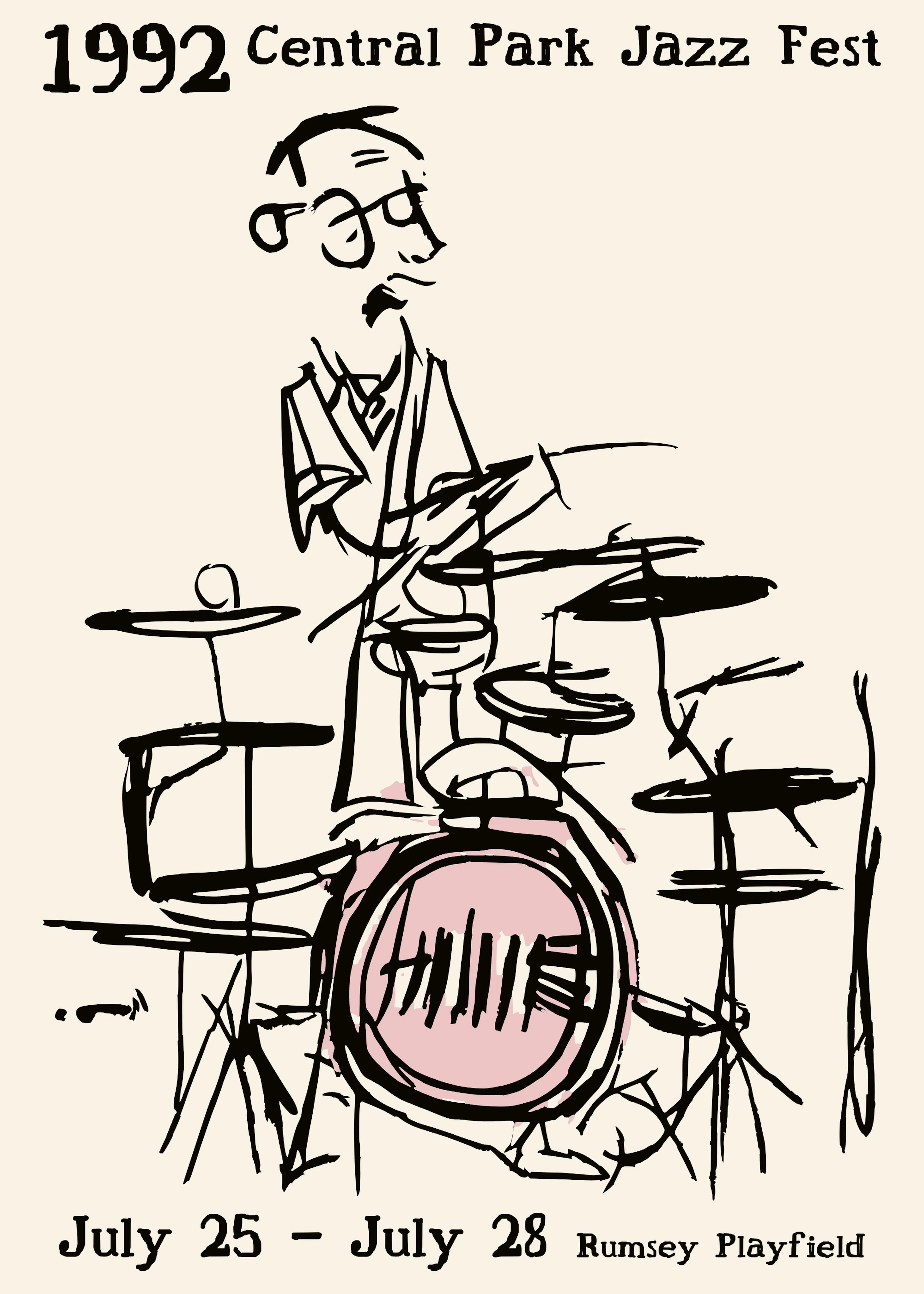 Central Park Jazz Poster 0