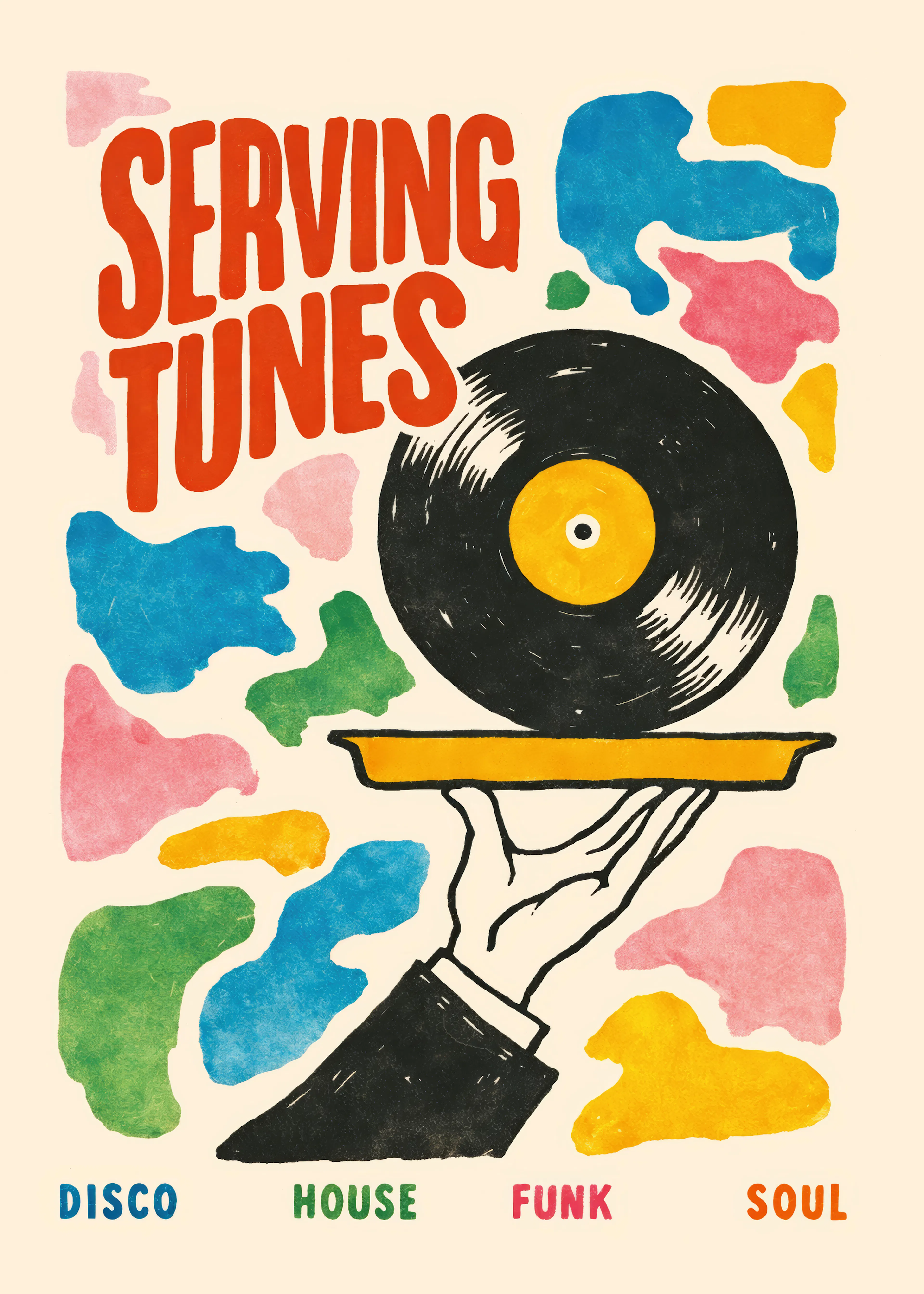 Vintage Grooves Poster 0