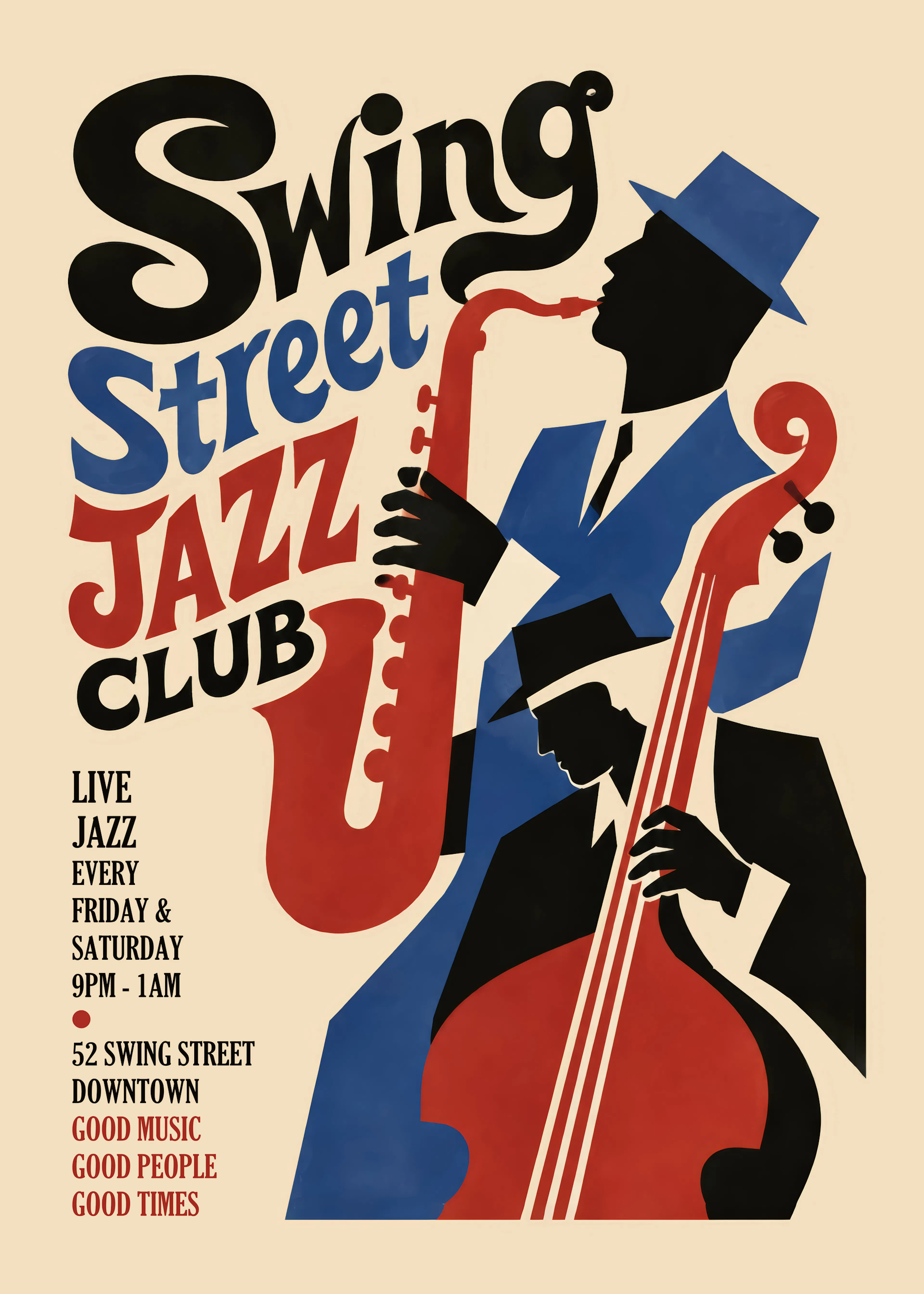 Swing Jazz Night Poster 0