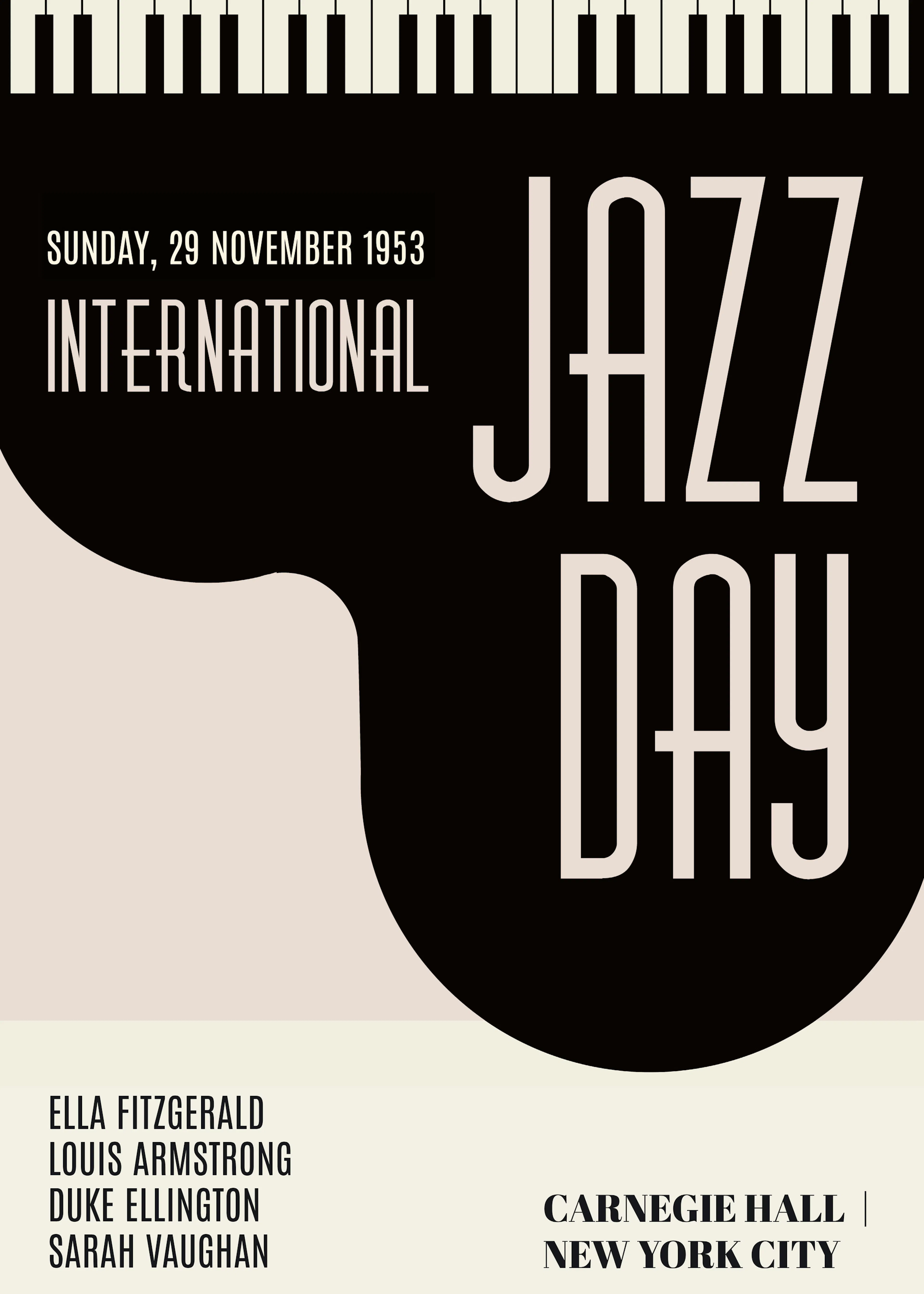 International Jazz Day Poster 0