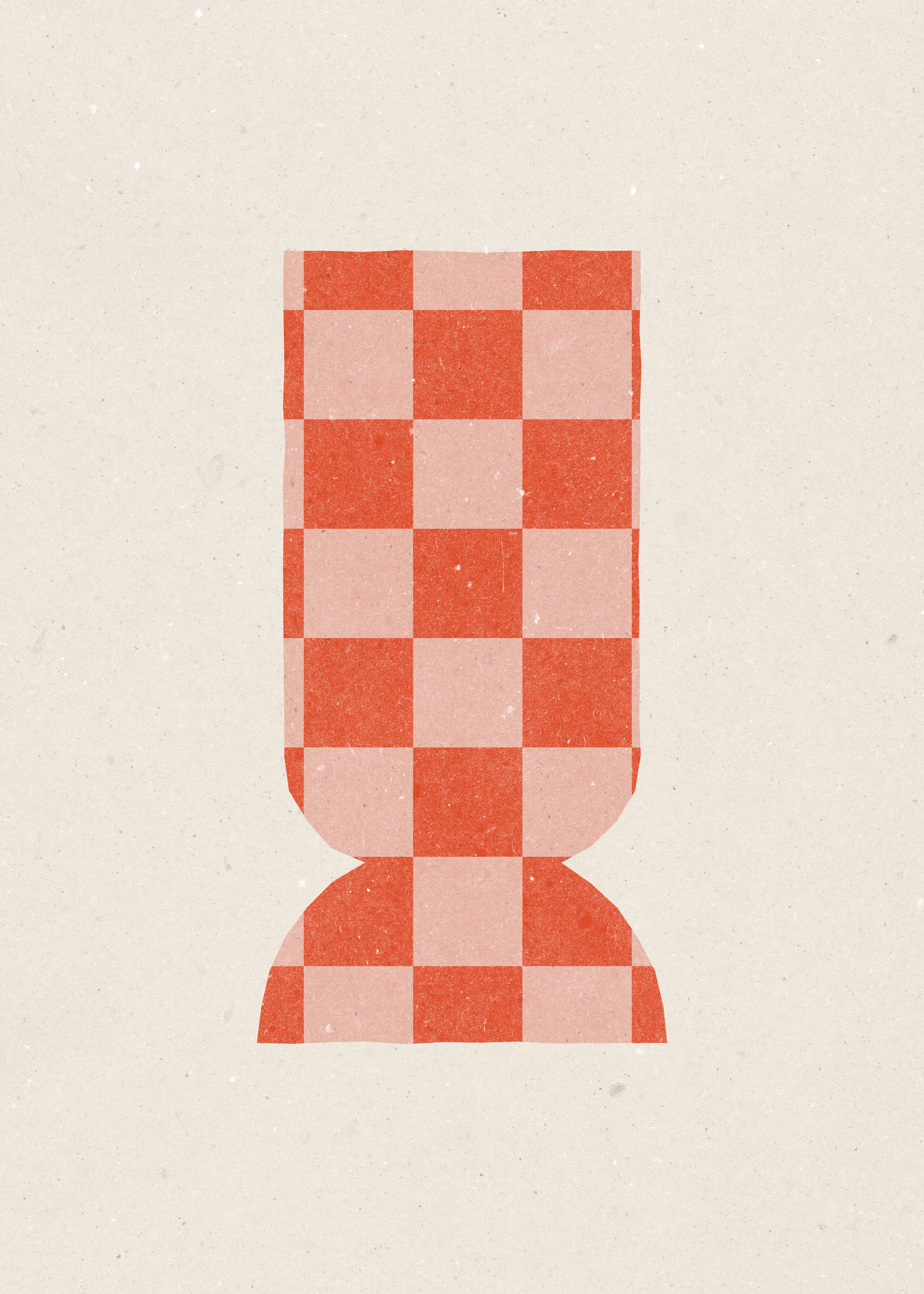Checkered Vase Poster 0