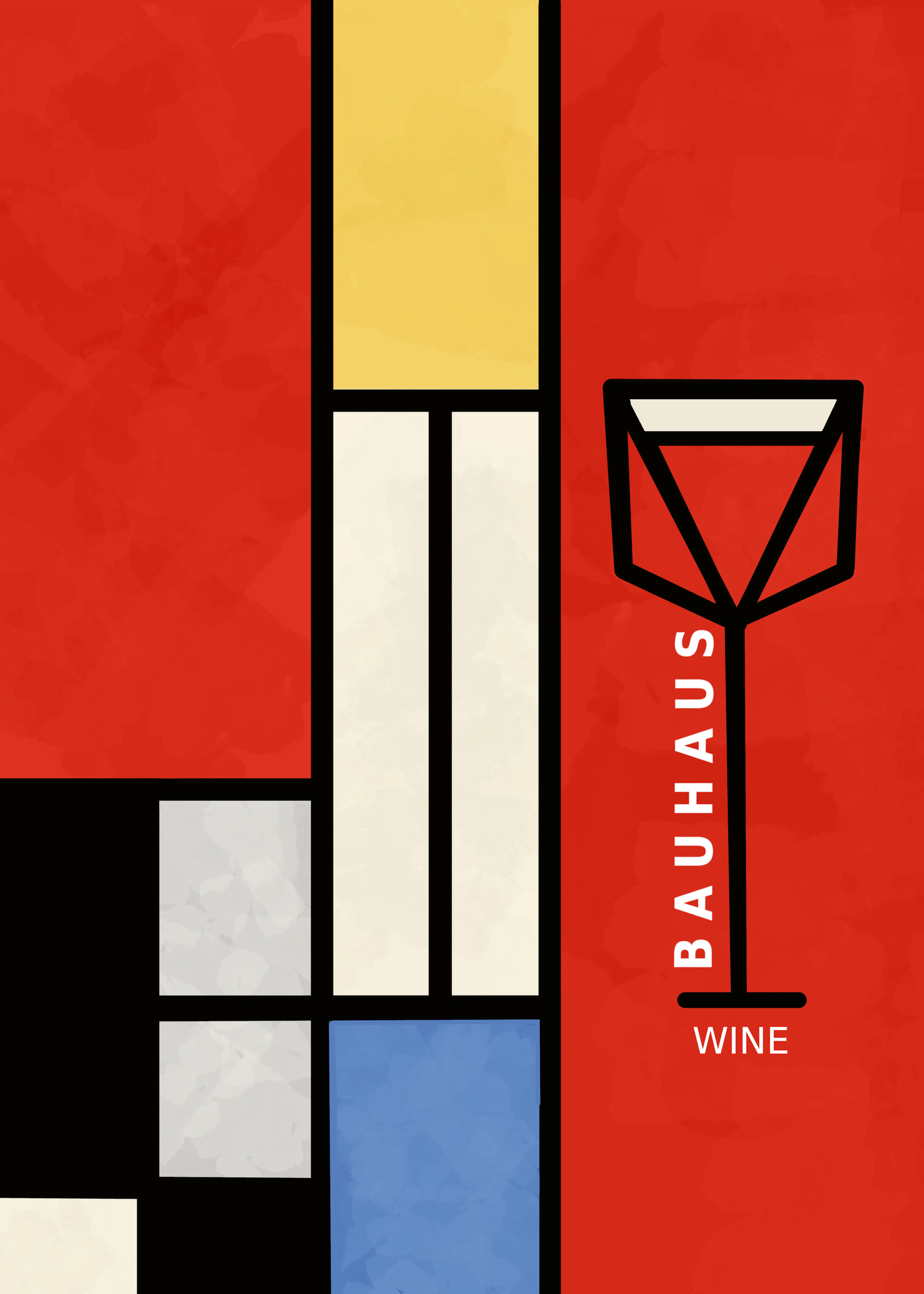 Bauhaus Wine Poster 0