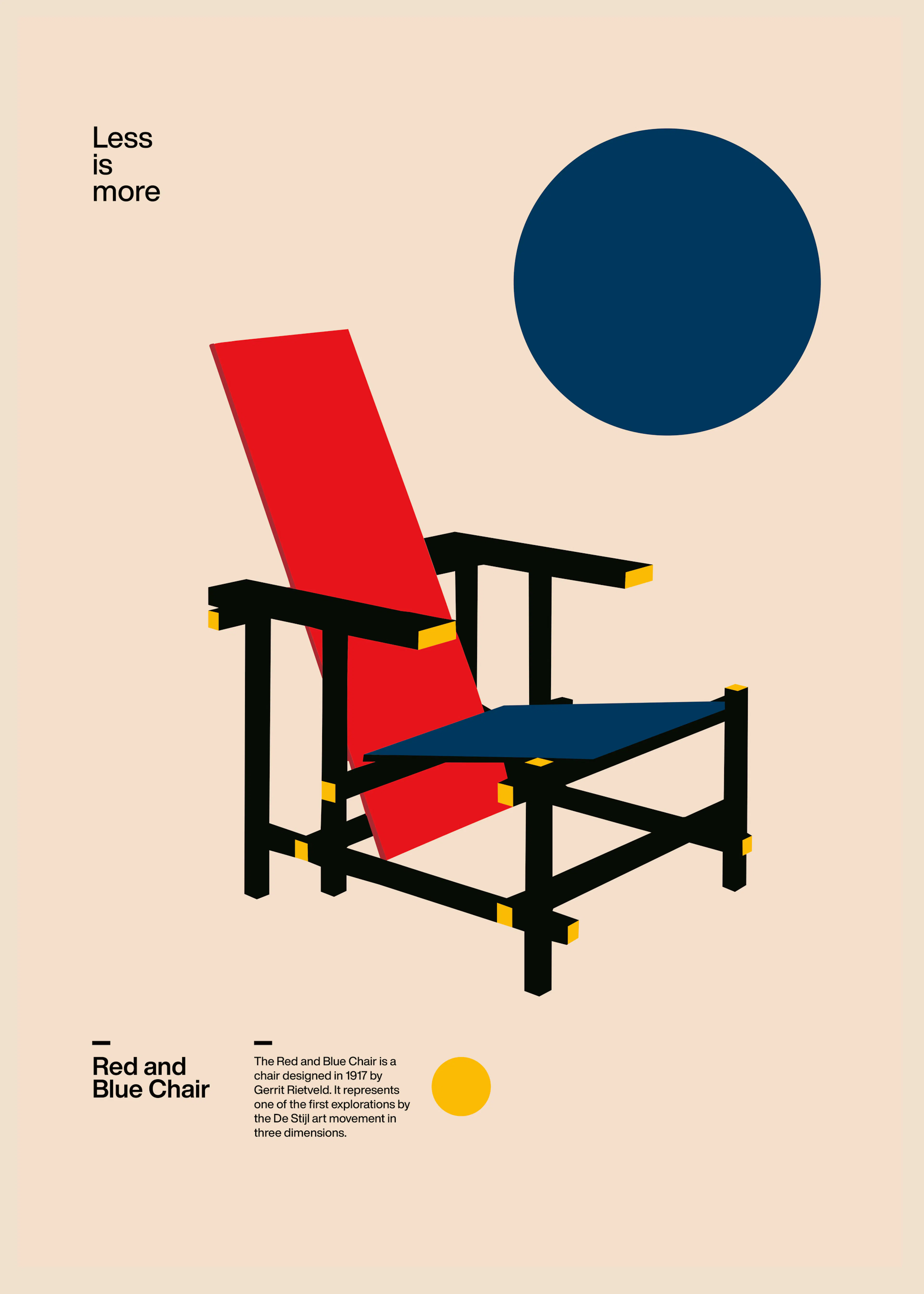 Modern Chair Art Poster 0