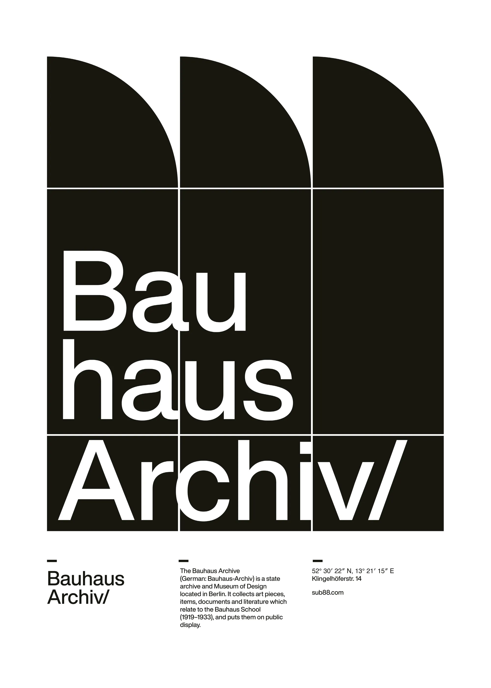 Bauhaus Archive Poster 0