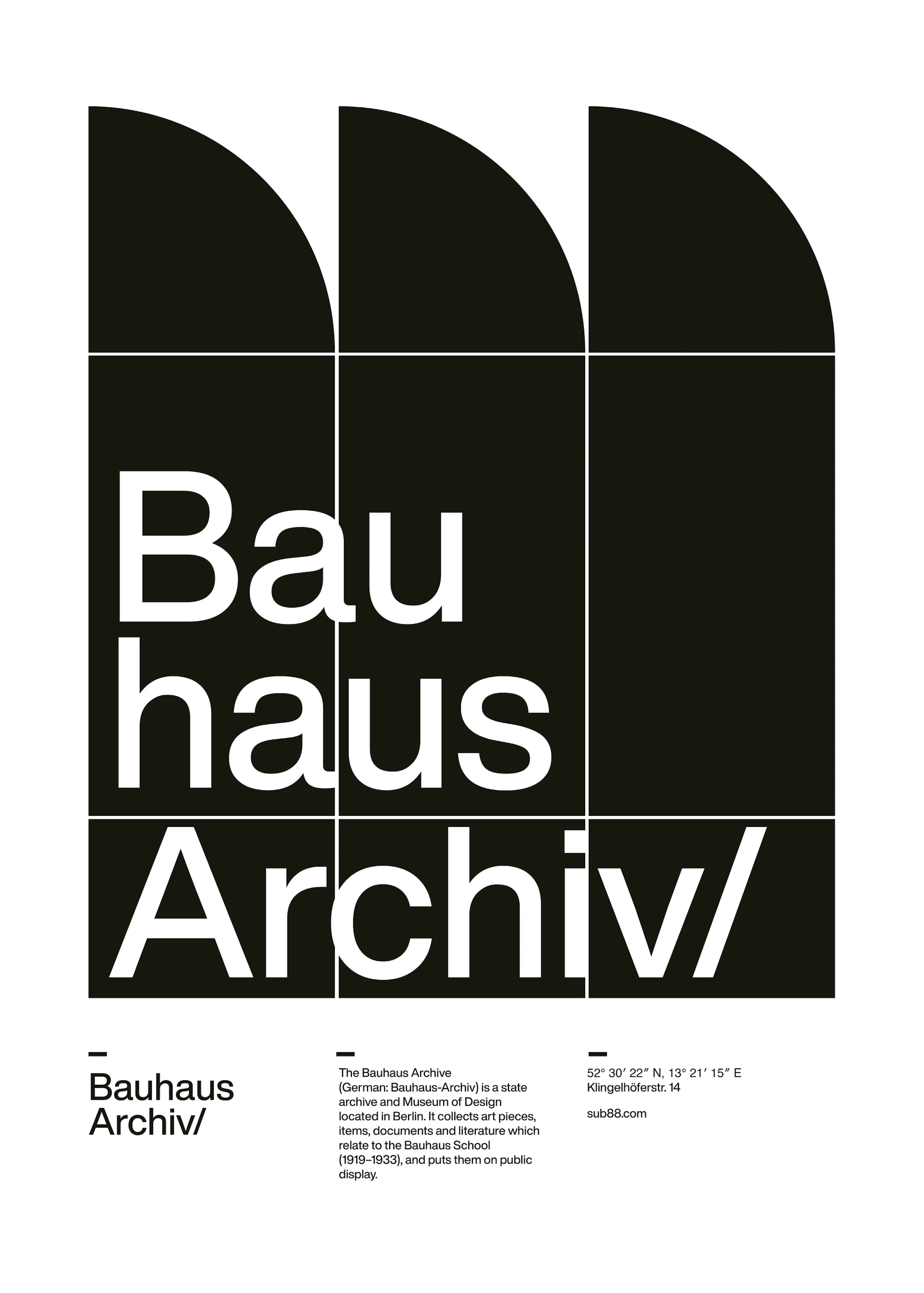 Bauhaus Archive Poster 0