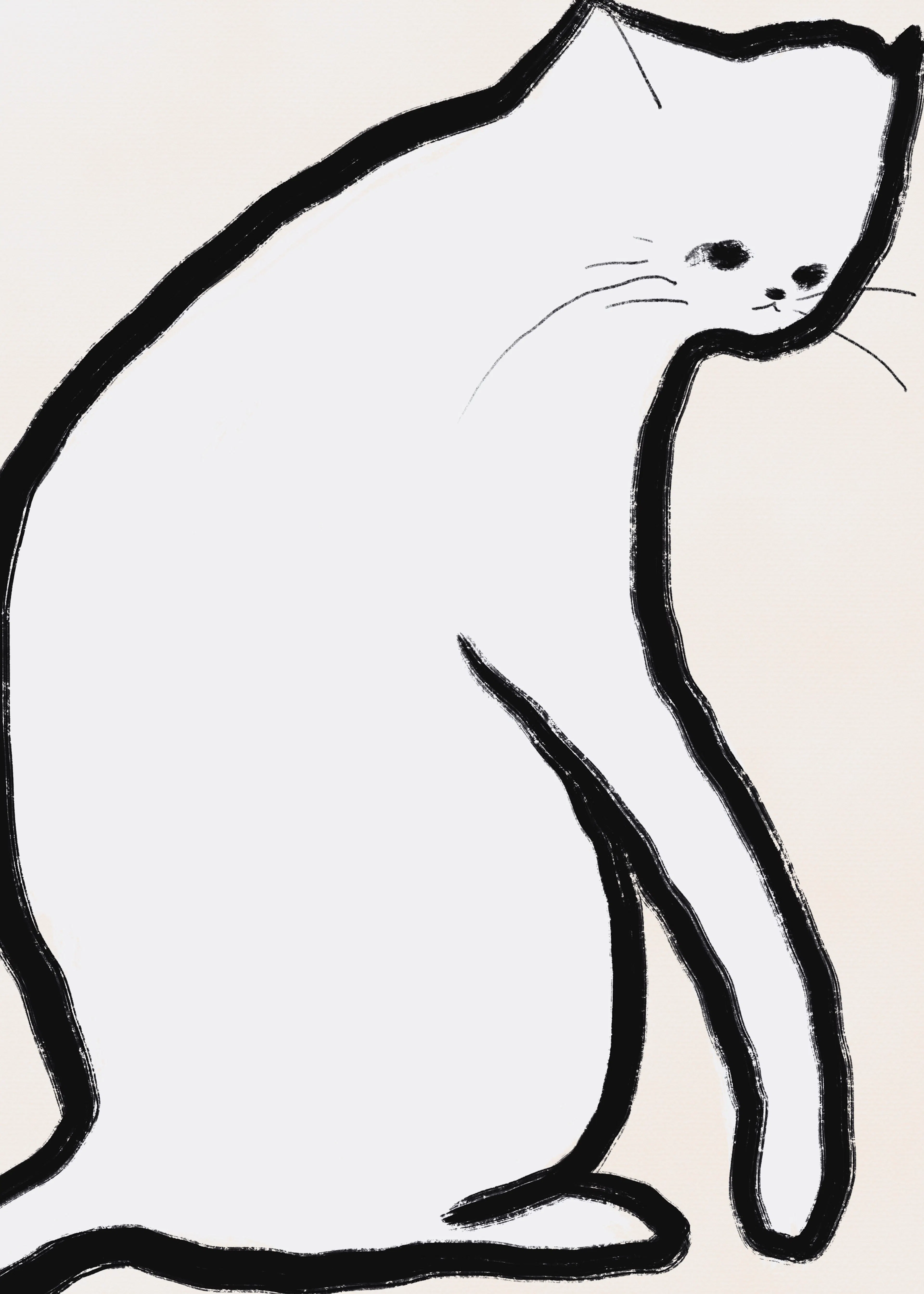 Graceful Cat Poster 0