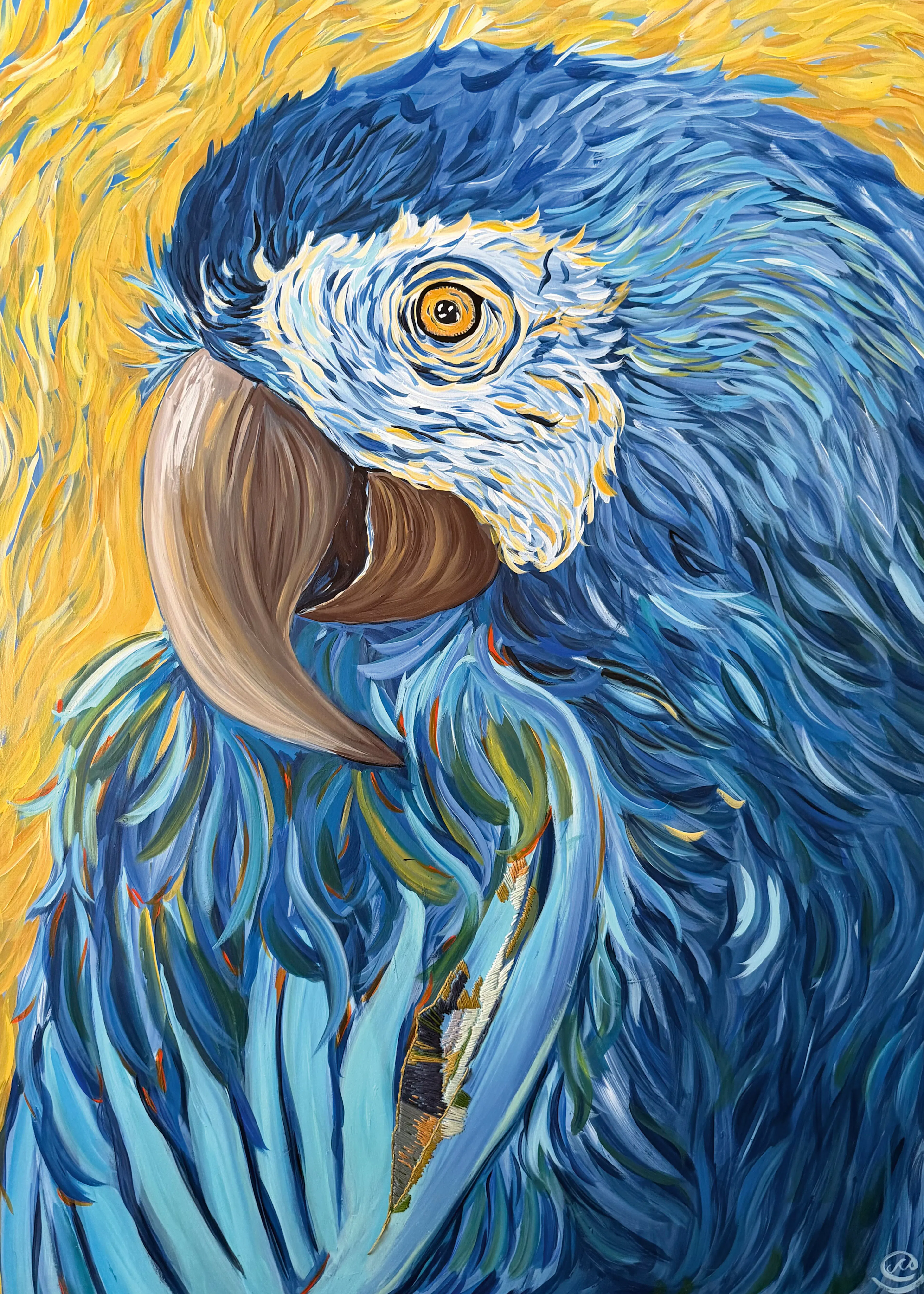 Vibrant Macaw Poster 0
