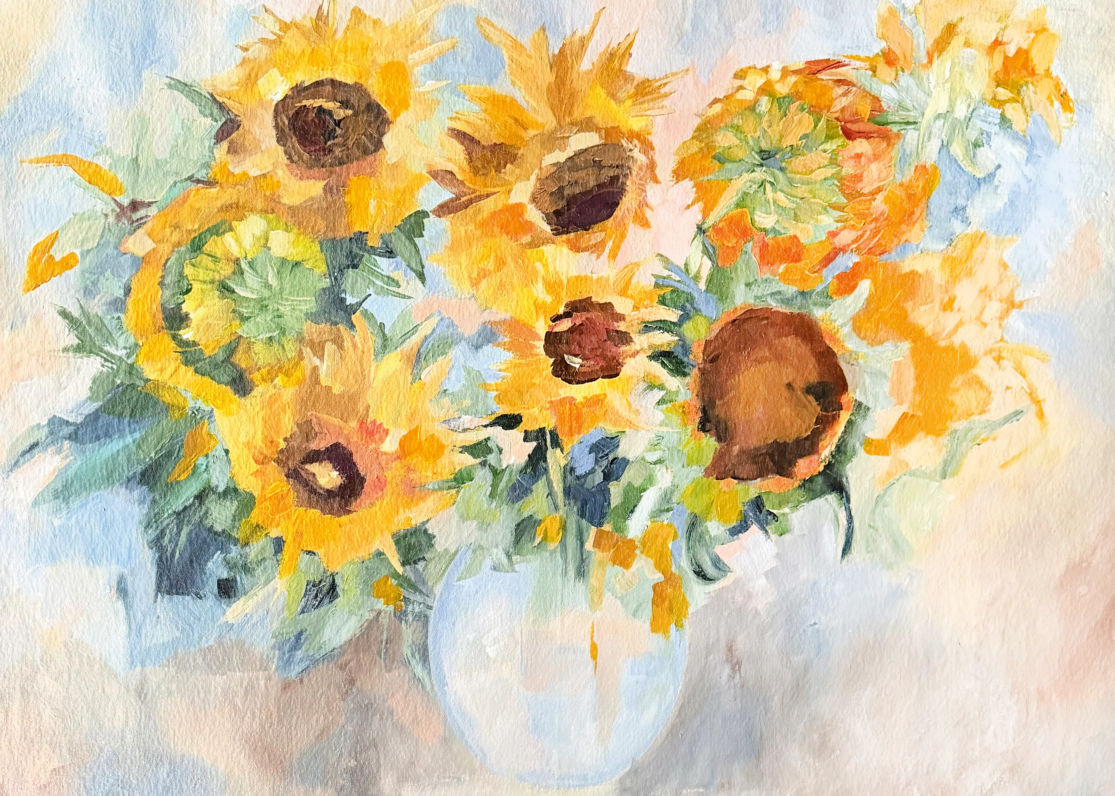 Sunflower Bouquet Poster 0