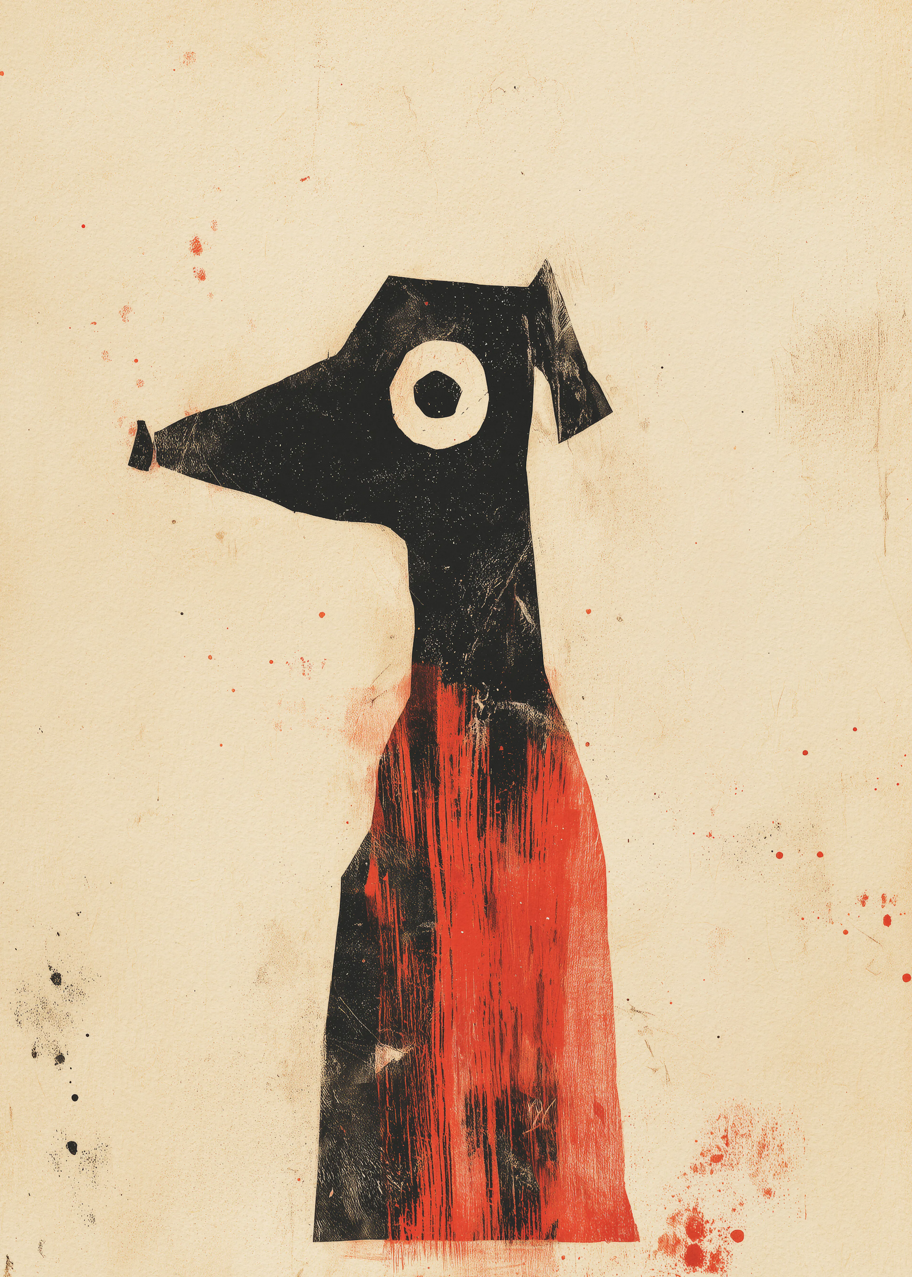 Abstract Dog Poster 0
