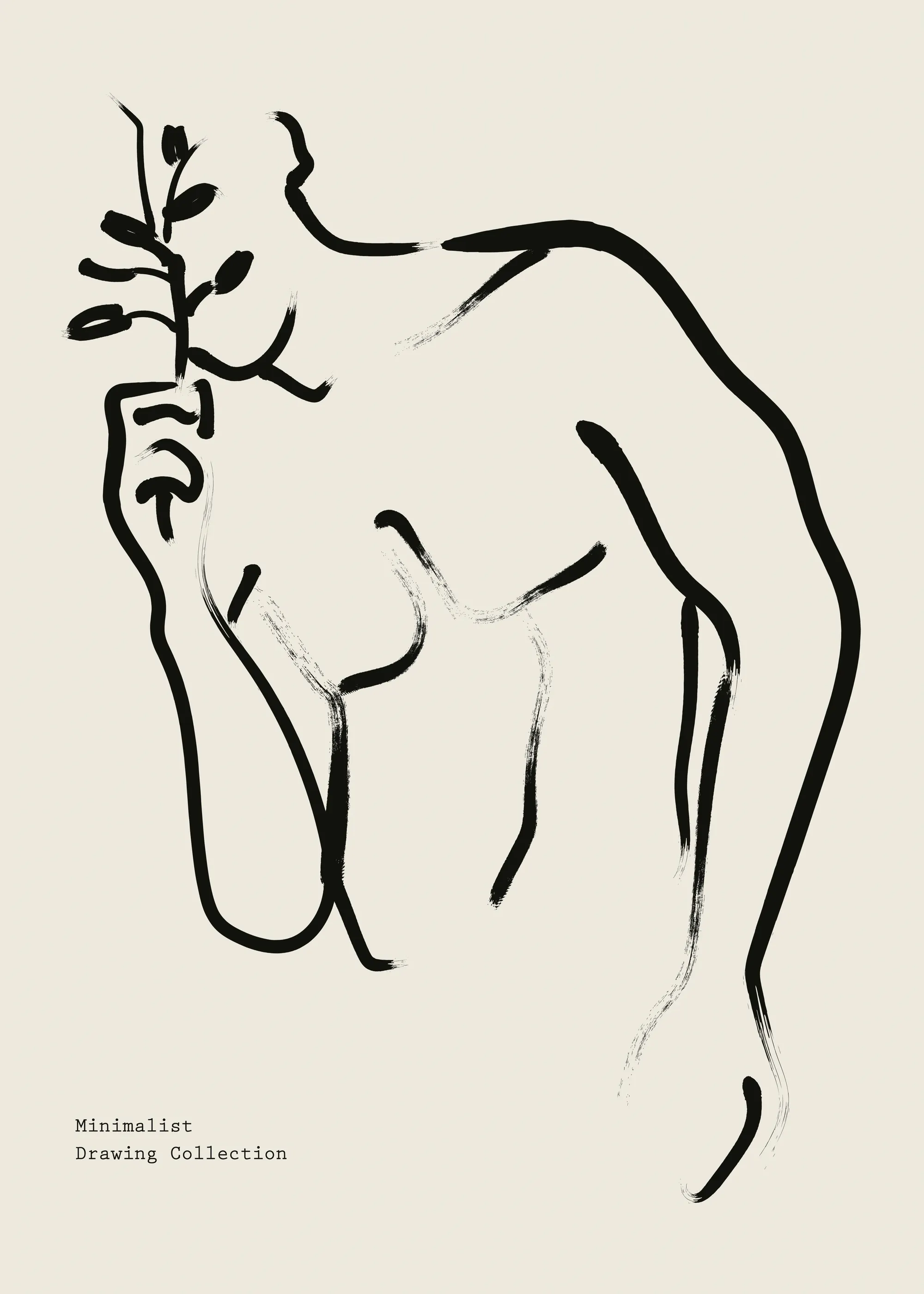 Black Graceful Silhouette Poster 0