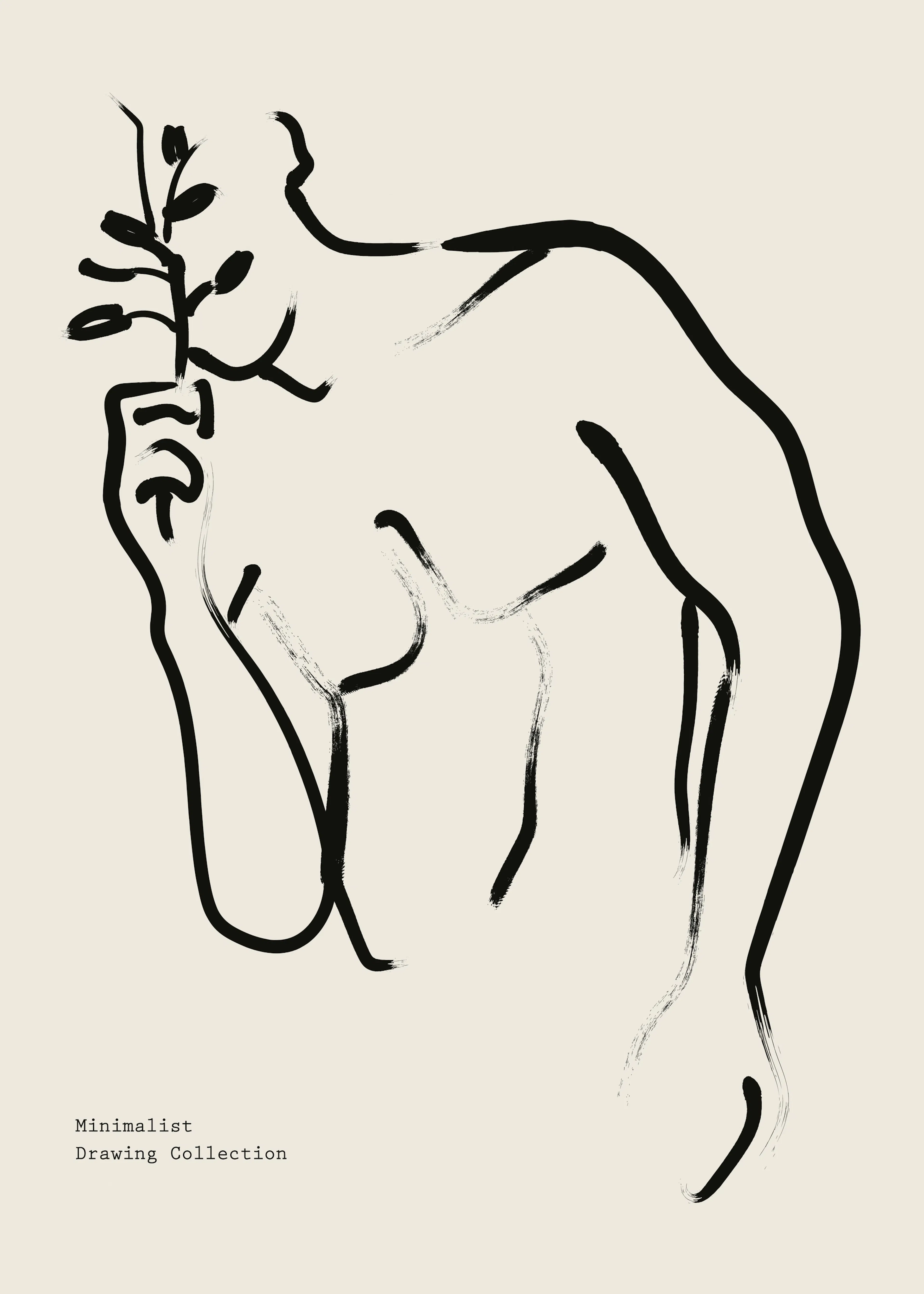 Black Graceful Silhouette Poster 0