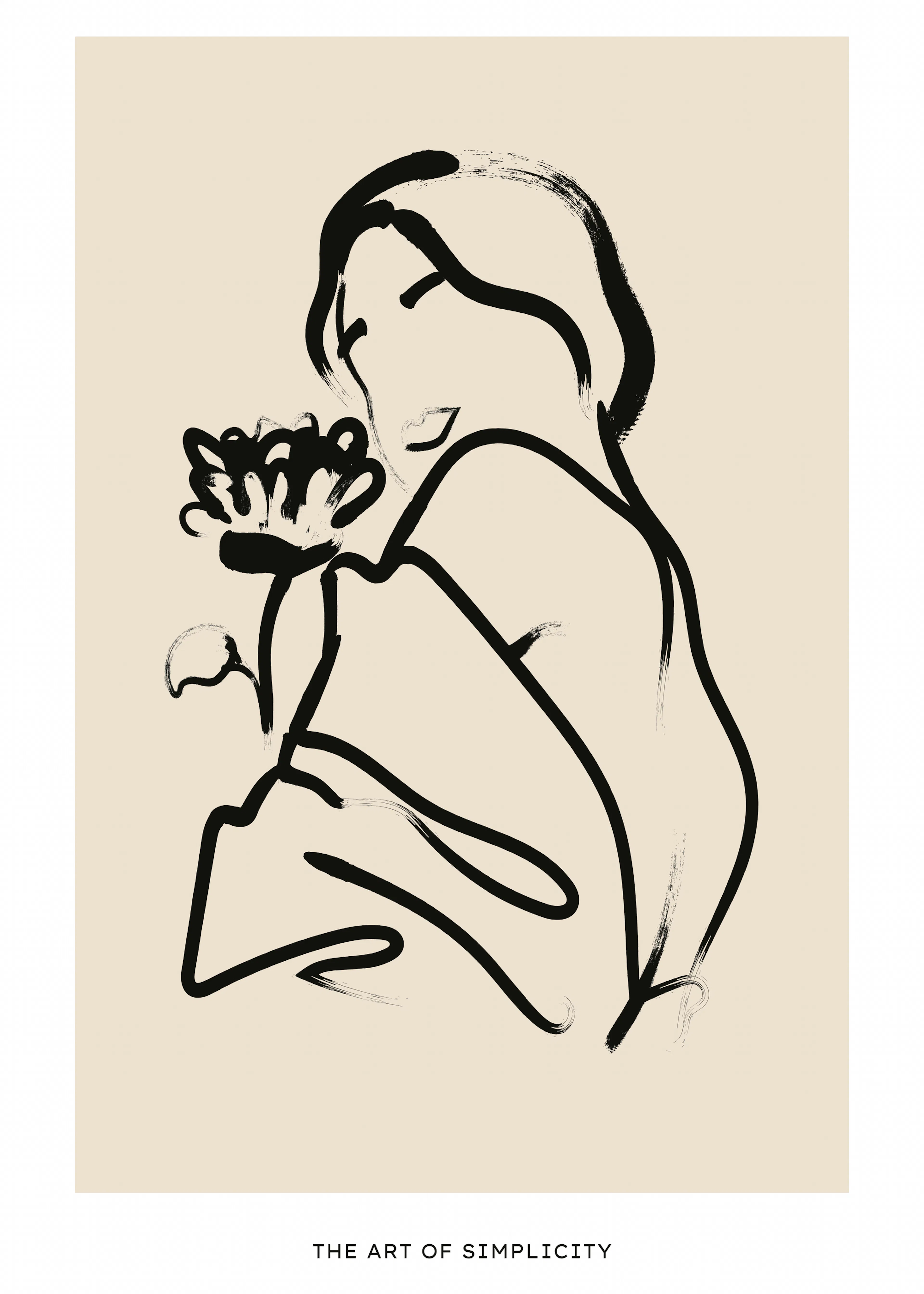 Flower Contemplation Poster 0