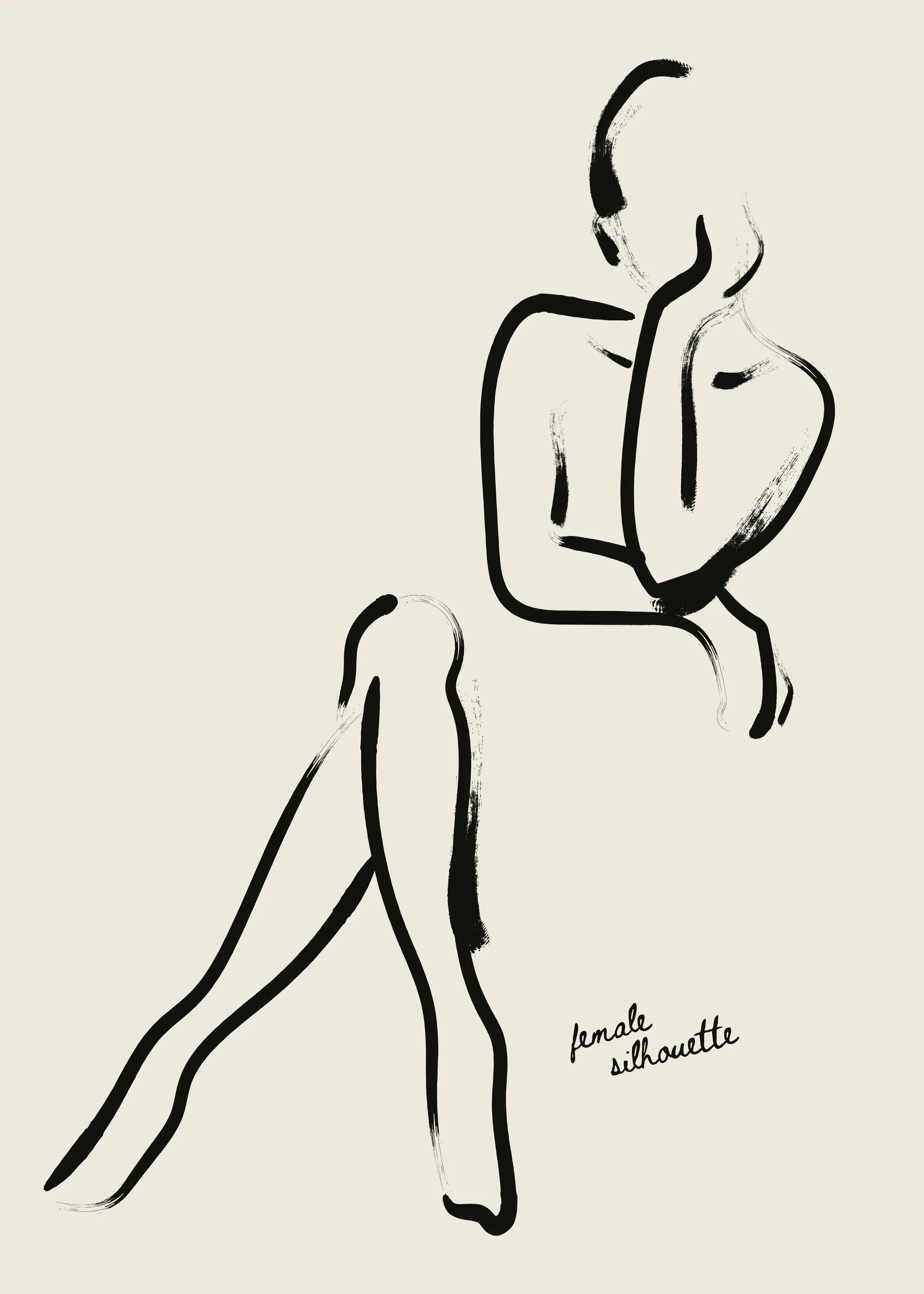 Cool Ebony Silhouette Poster 0