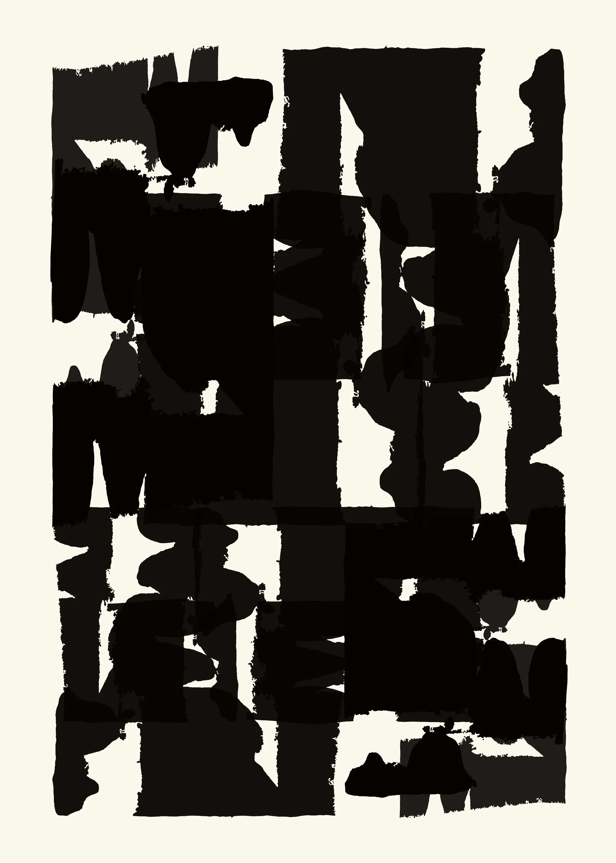 Kühne Ebenholzschatten Poster 0