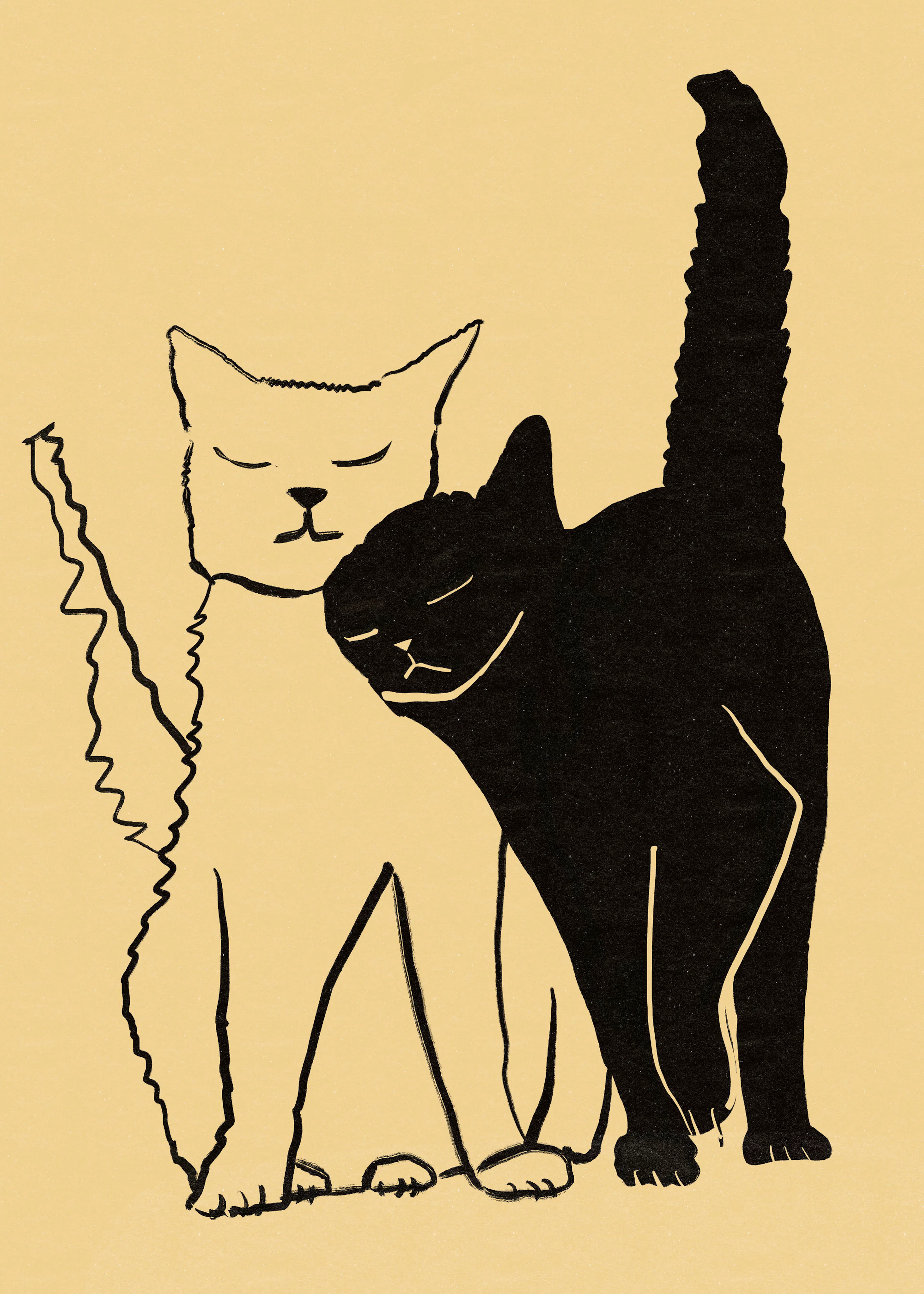 Cat Companionship Poster 0