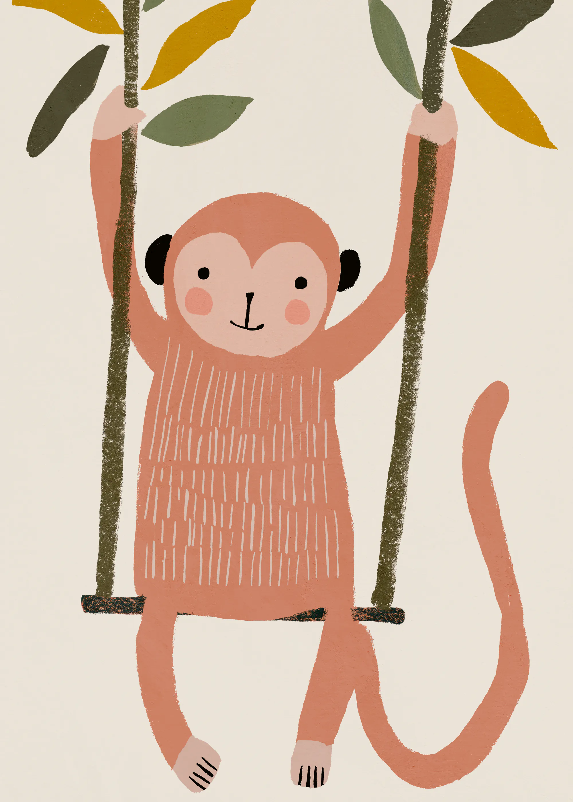 Playful Monkey Poster 0
