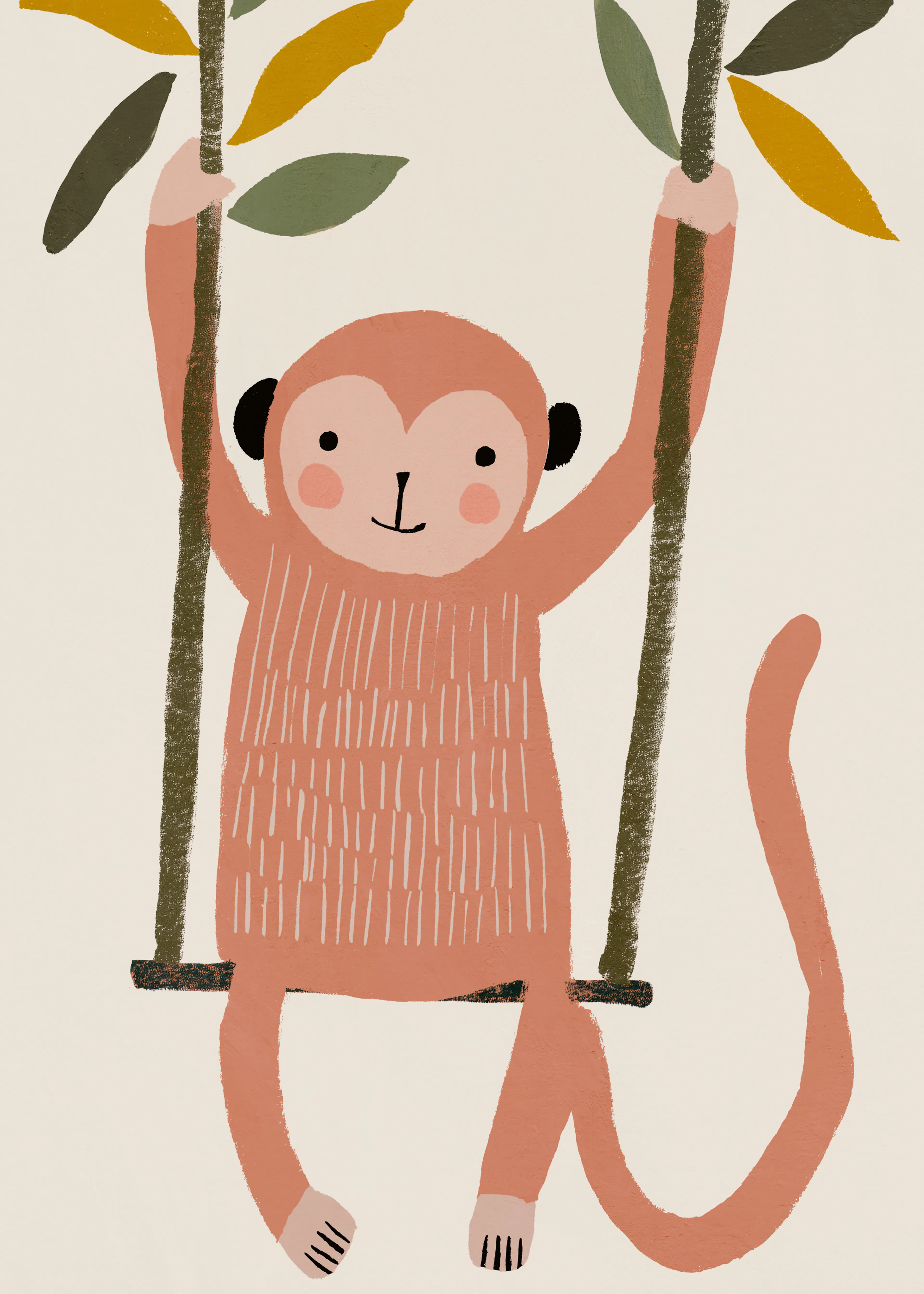 Playful Monkey Poster 0