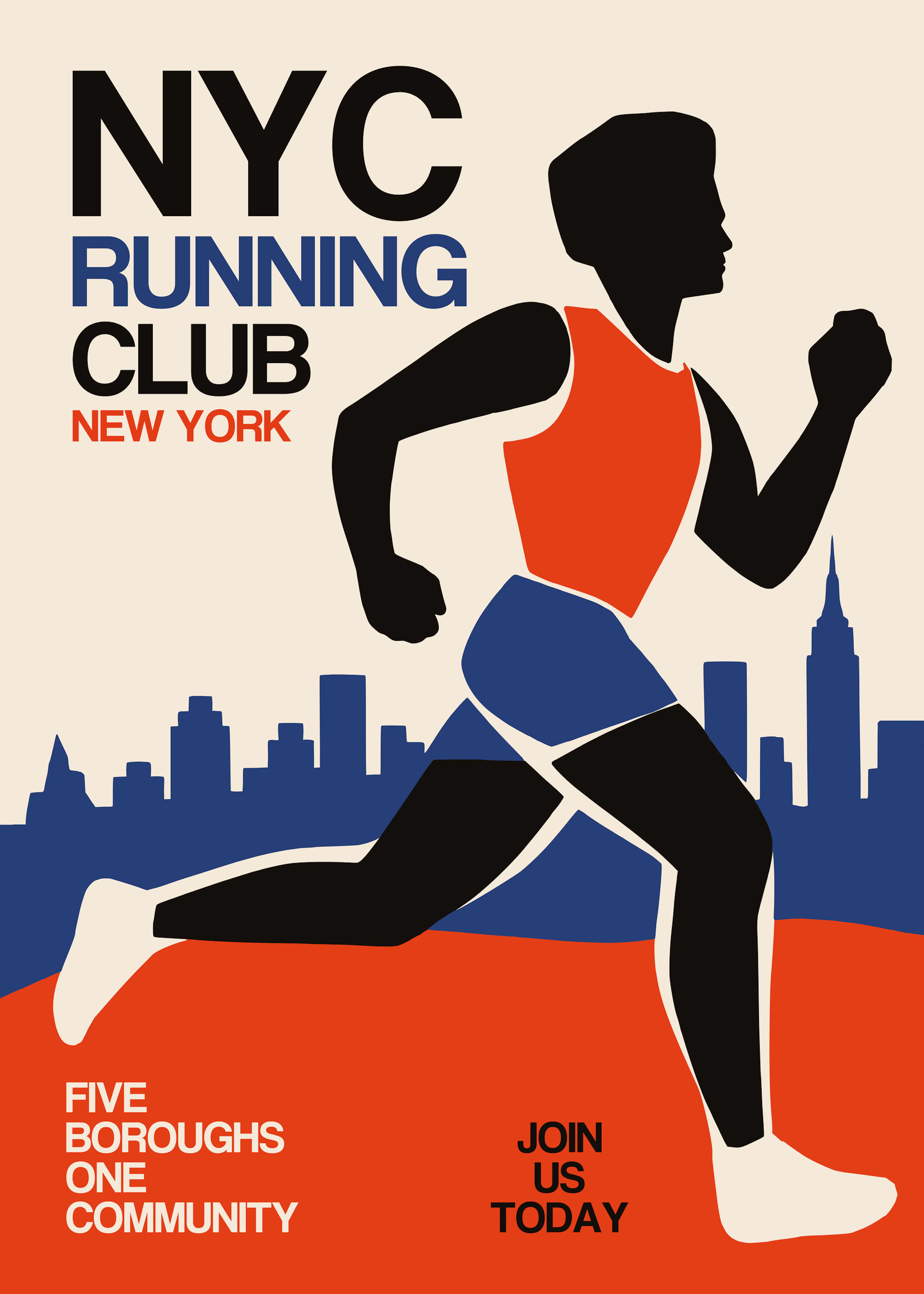 Nyc Running Poster 0