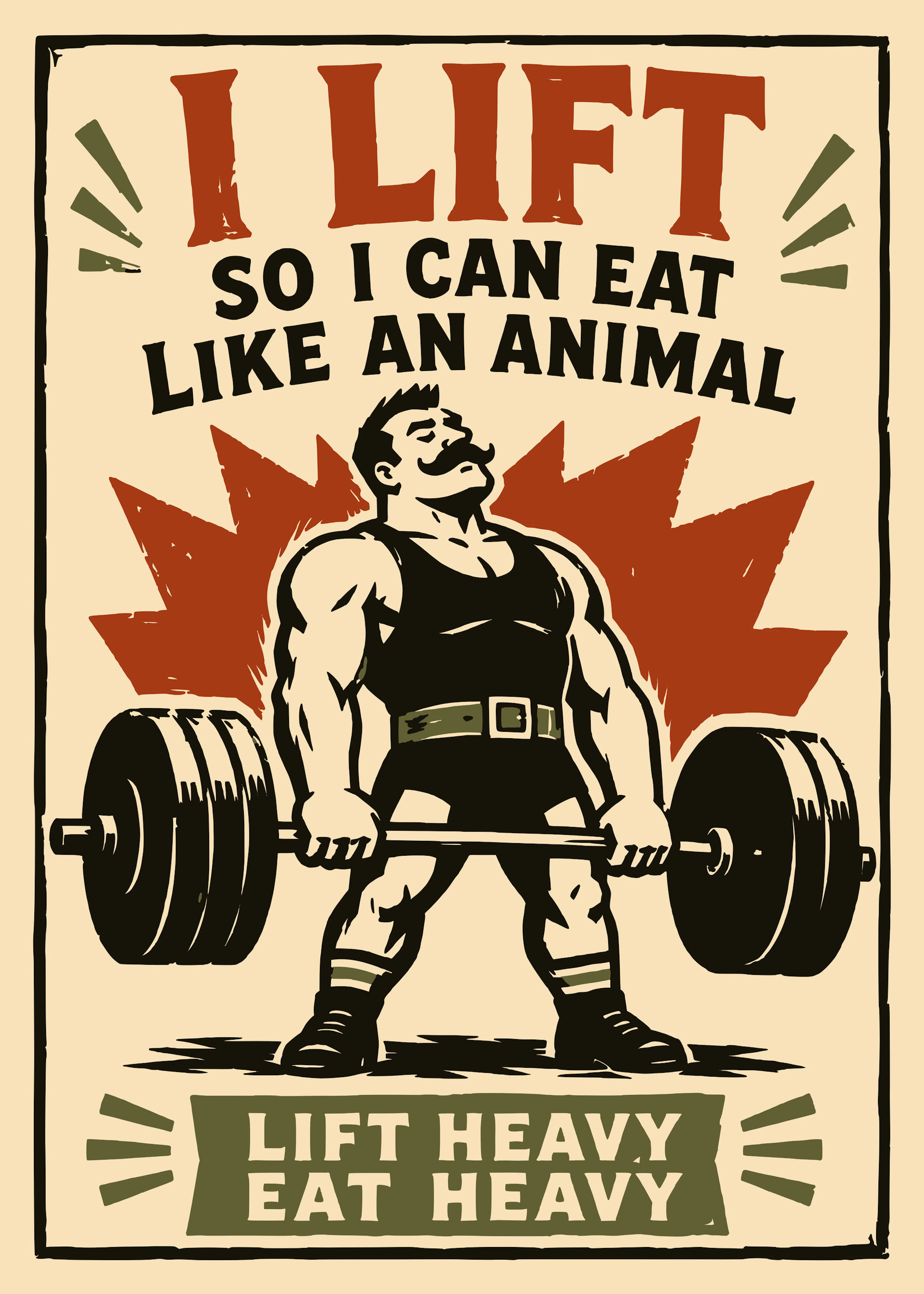 Lift Heavy Eat Heavy Poster 0