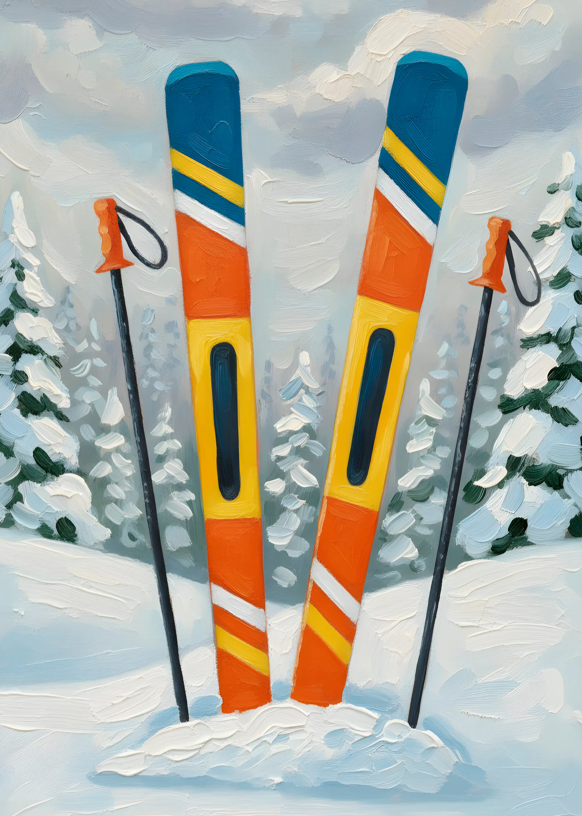 Ski d'Hiver Poster 0