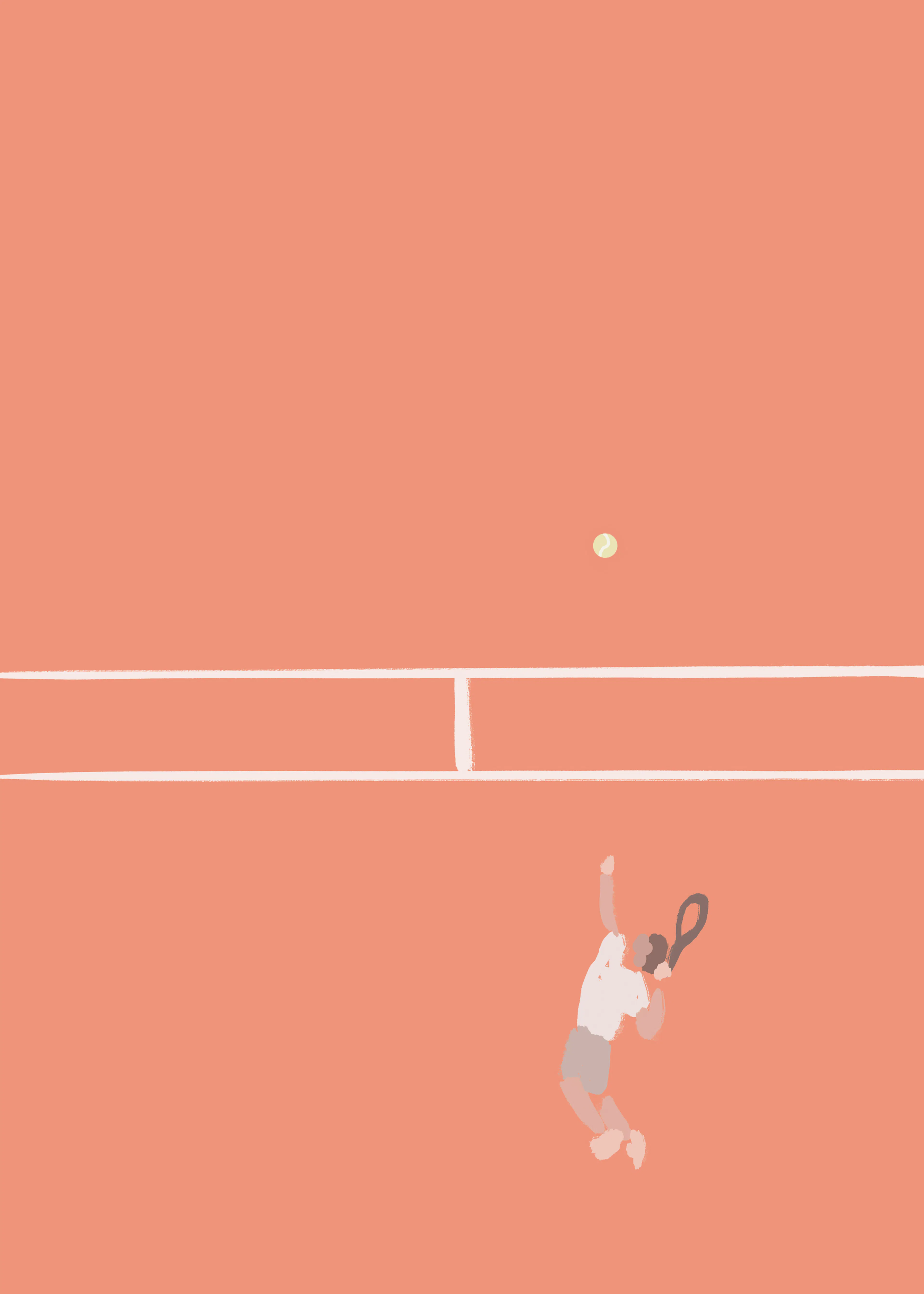 Tennis Serve Poster 0