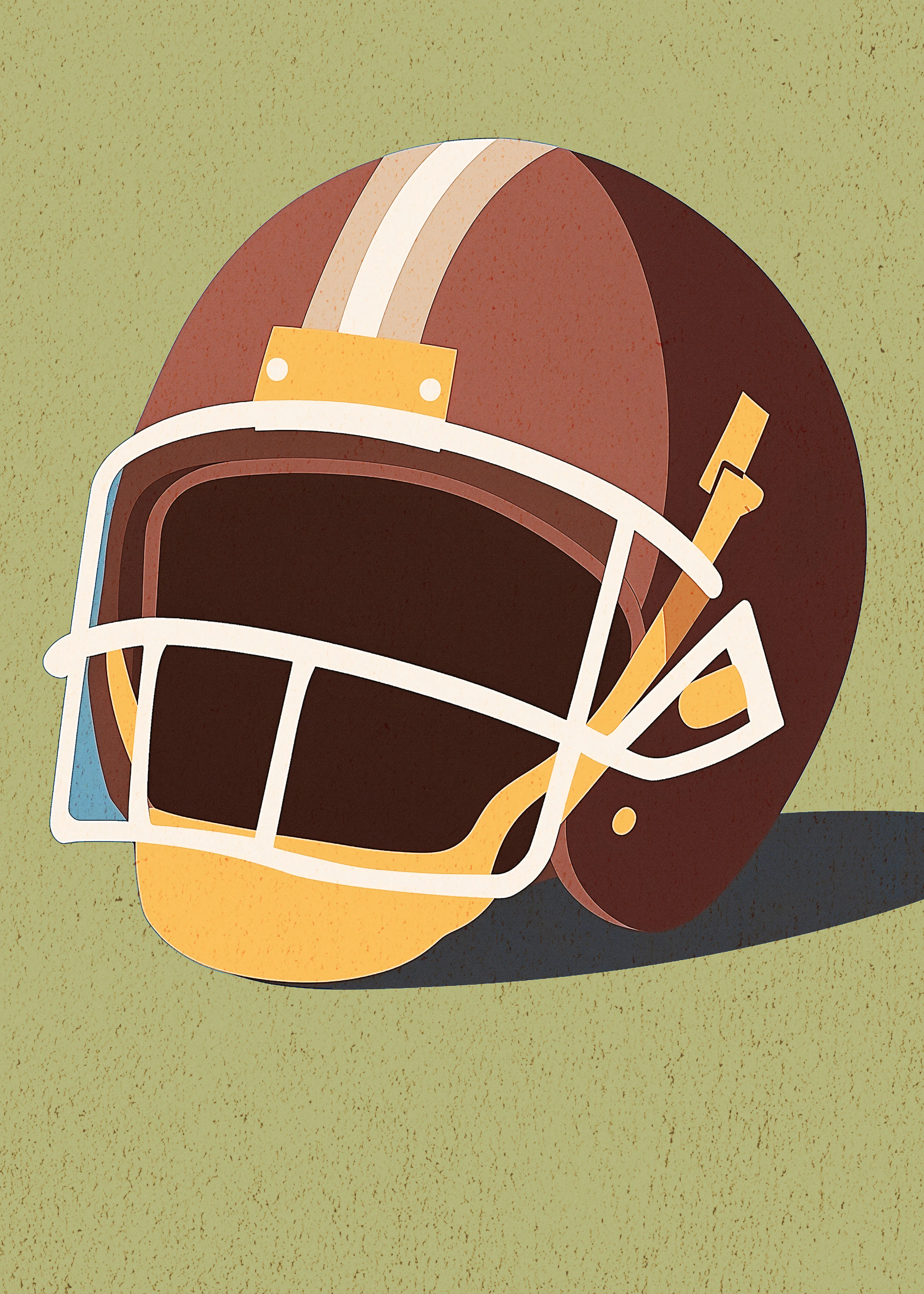 Football Helmet Poster 0
