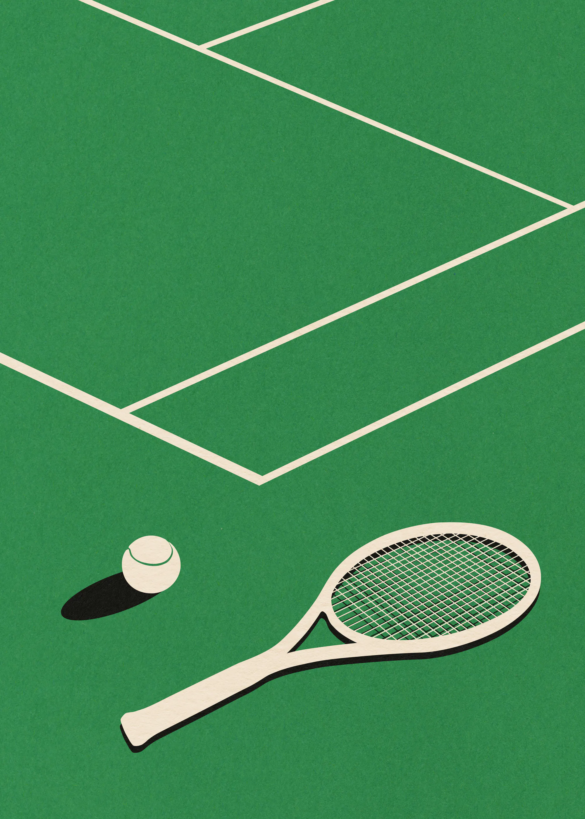 Pista de Tenis Esmeralda Póster 0