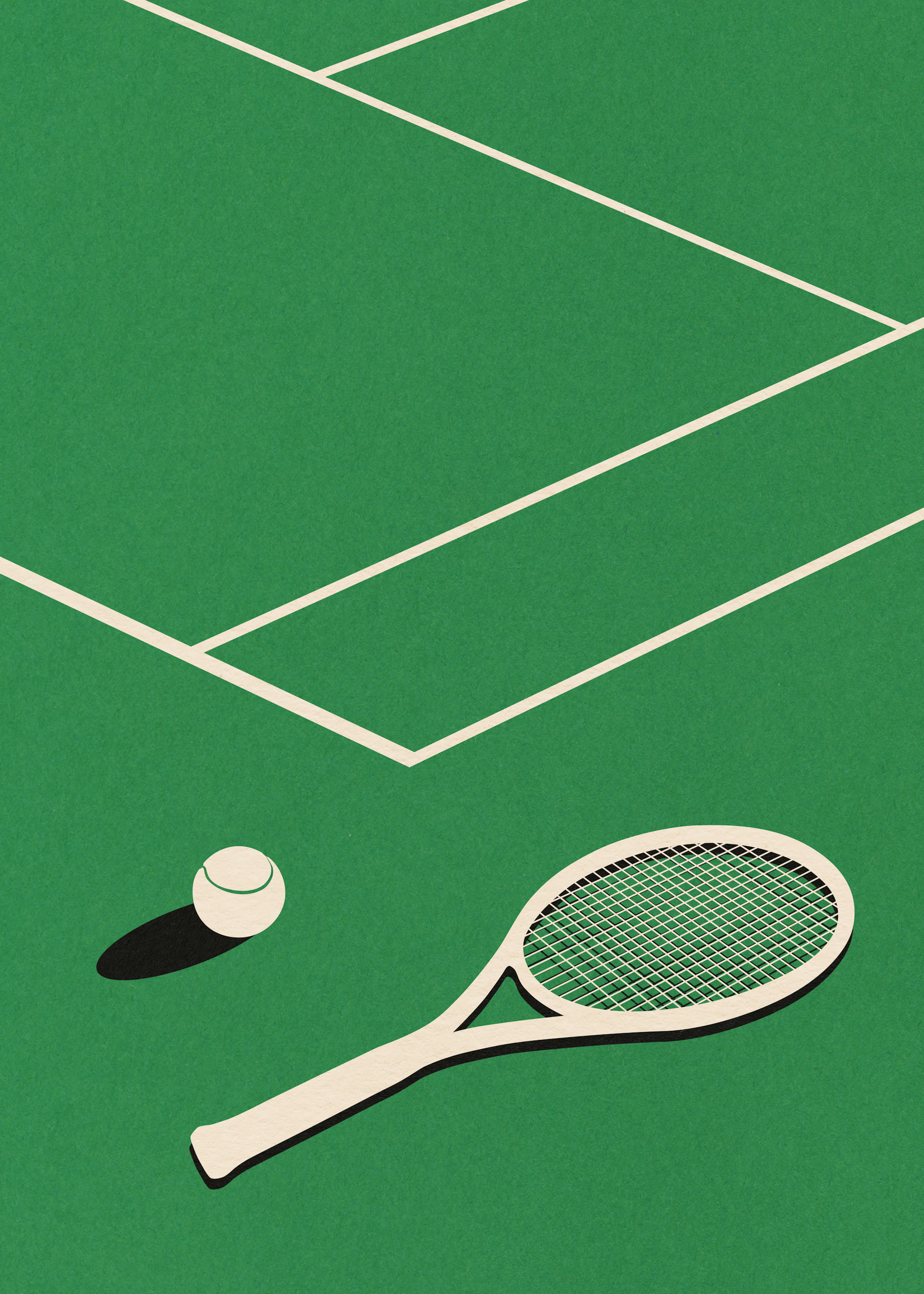 Emerald Tennis Court Poster 0