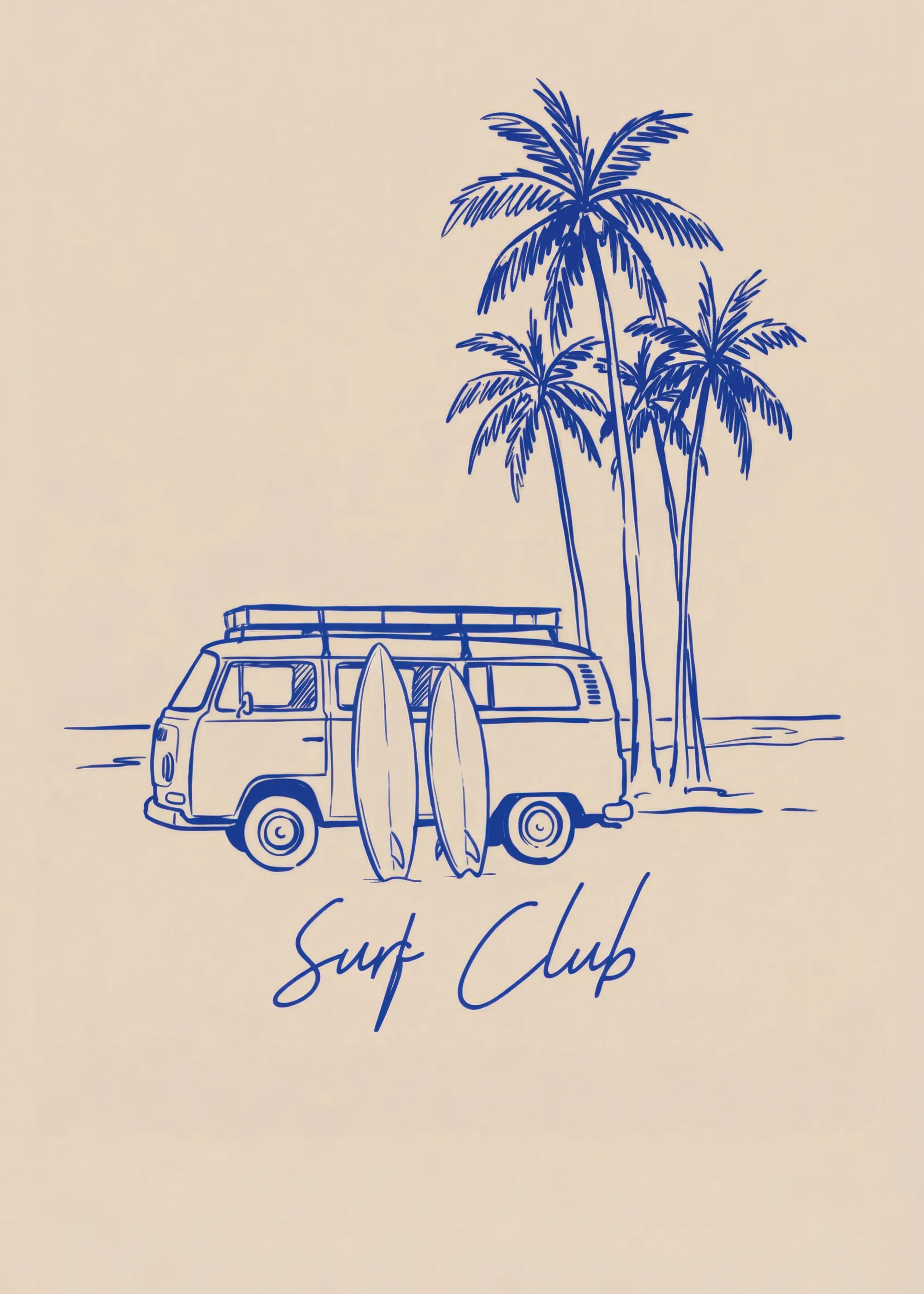 Club de Surf Póster 0