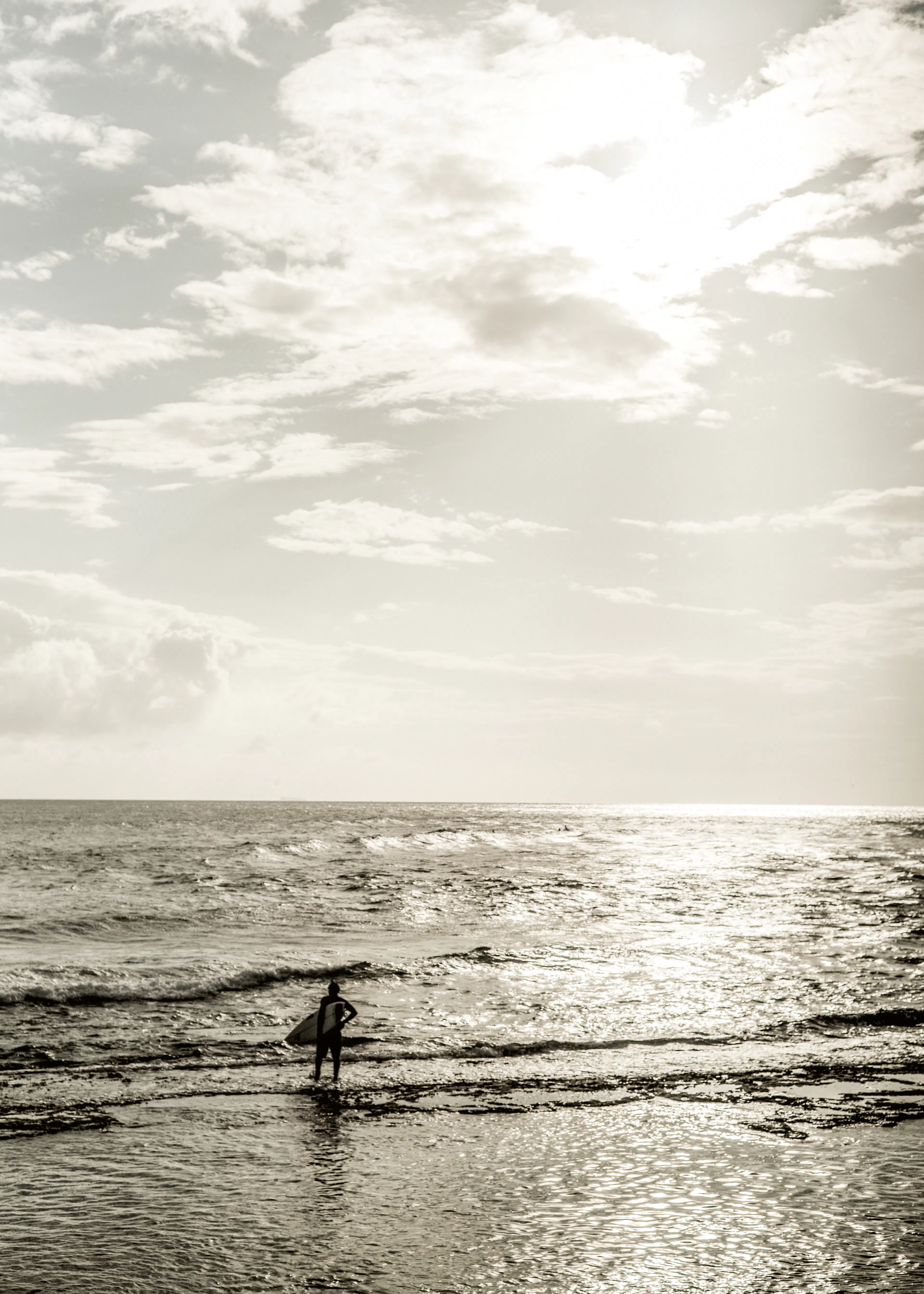Silver Serene Sunset Poster 0