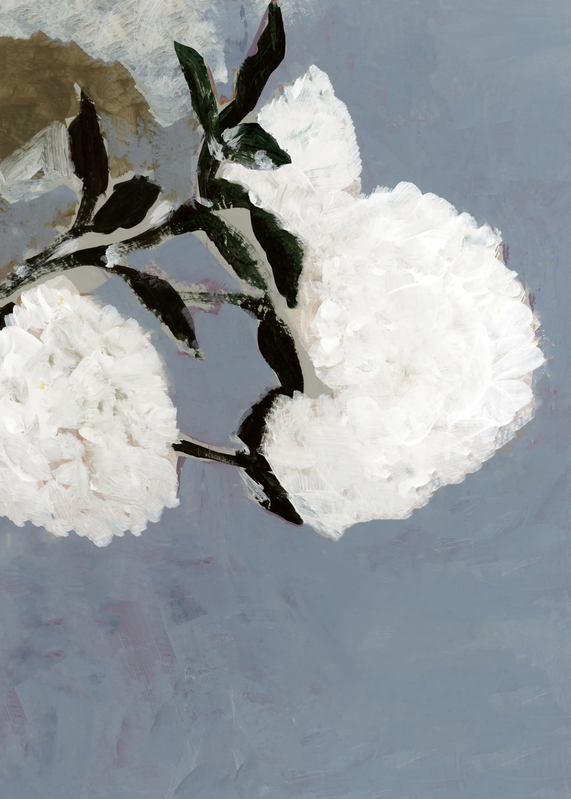 White Blooms Poster 0
