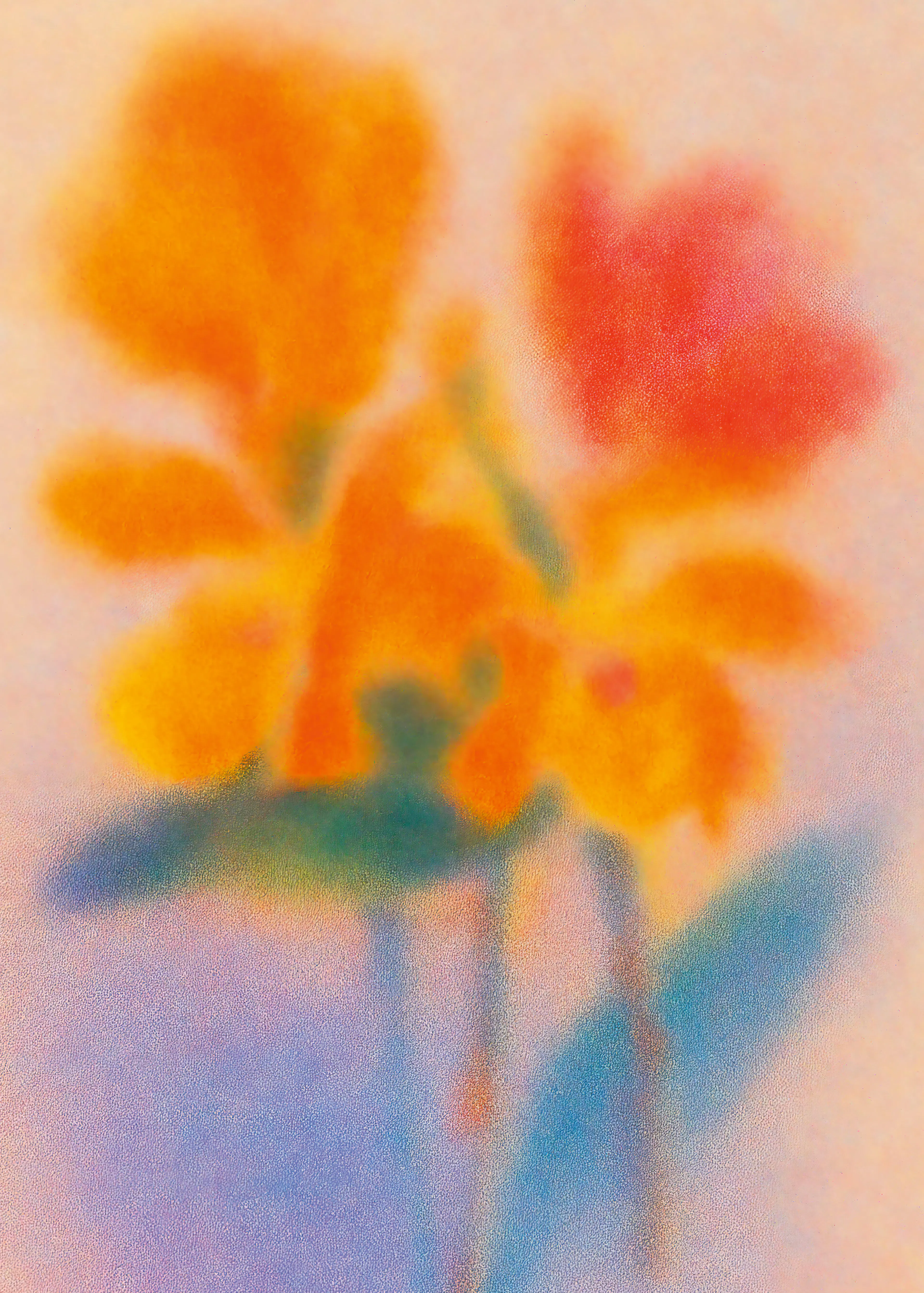 Soft Floral Glow Poster 0