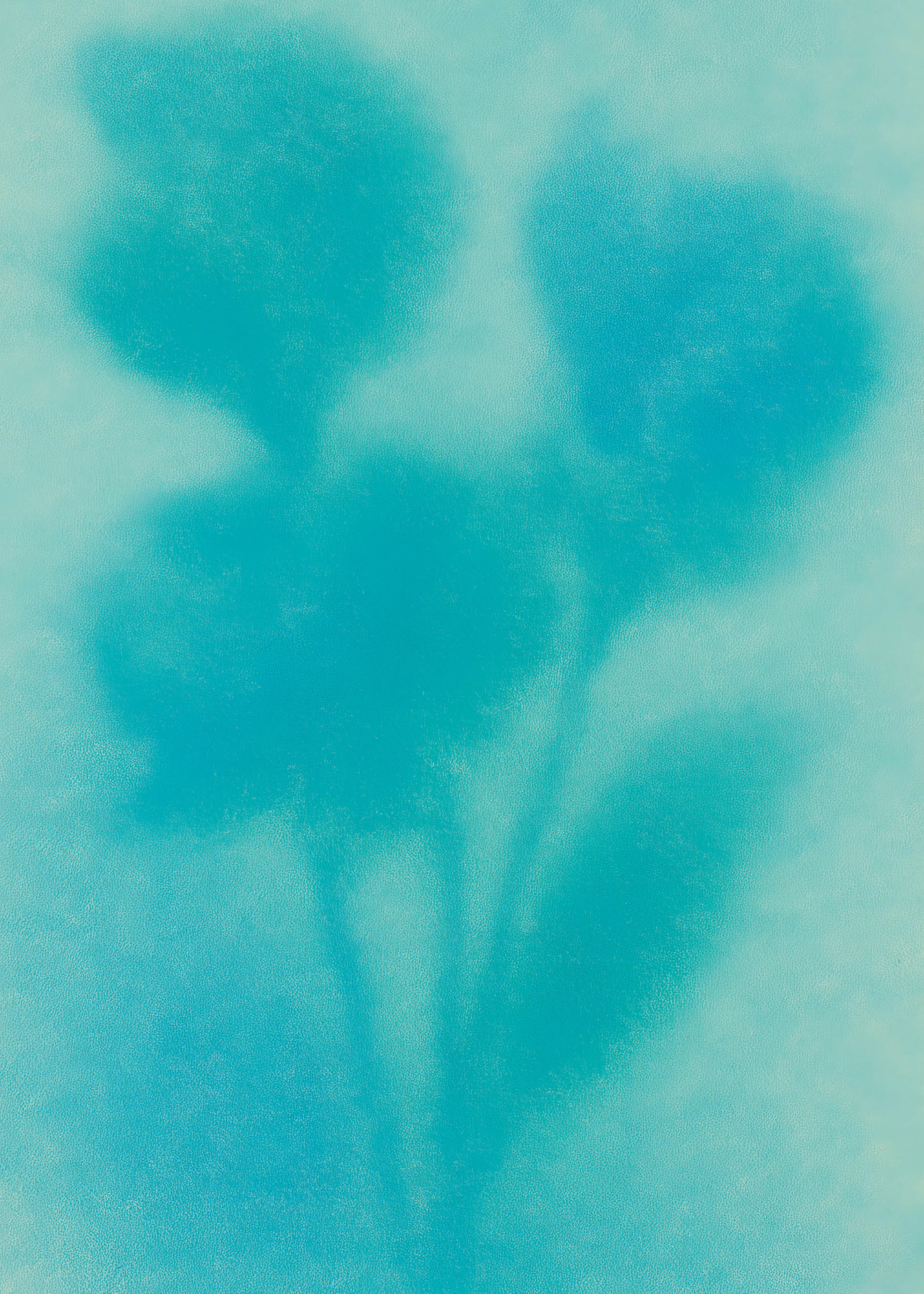 Blue Dreamy Blossoms Poster 0
