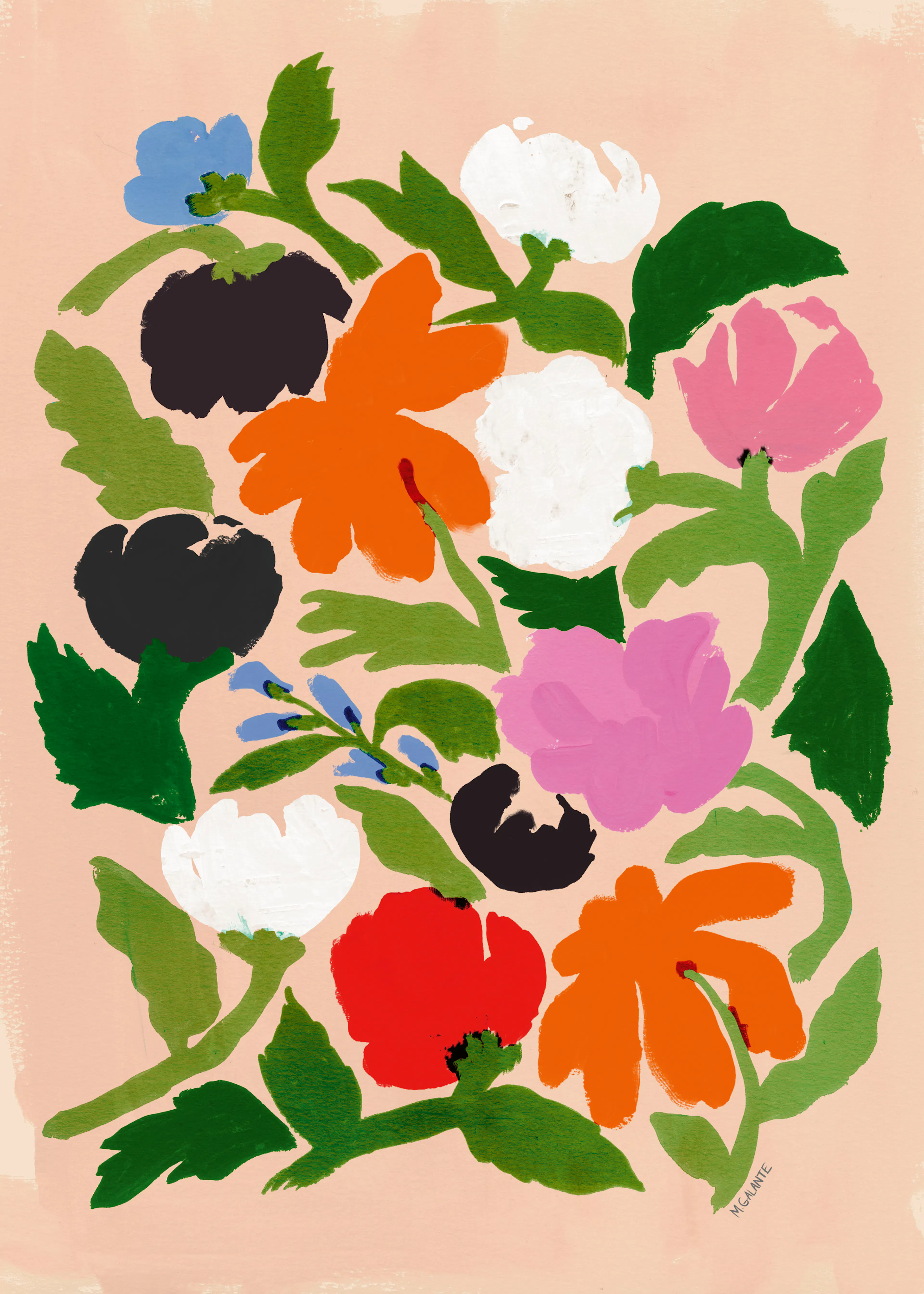 Olive Vibrant Garden Poster 0