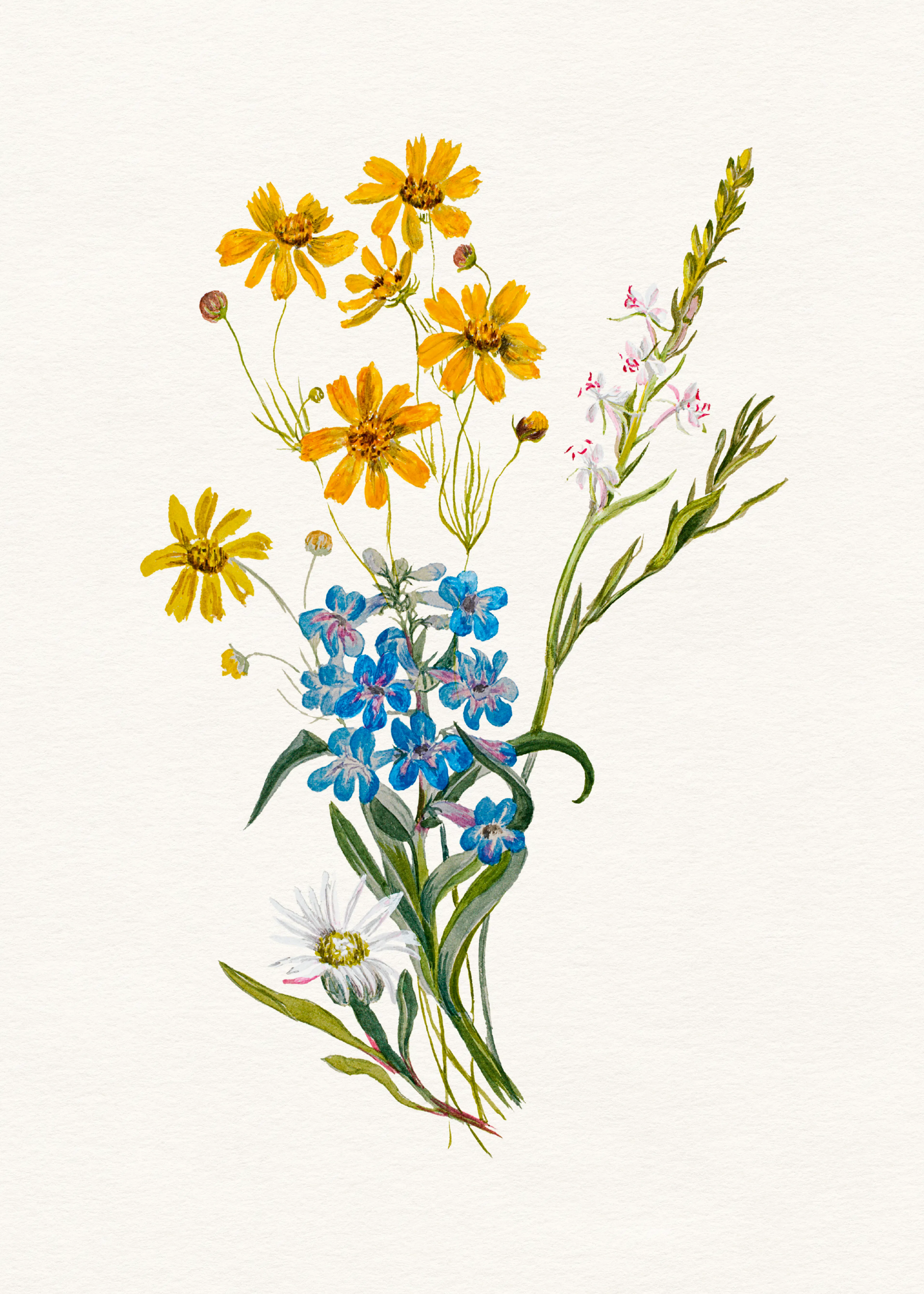 Wildflower Bouquet Poster 0