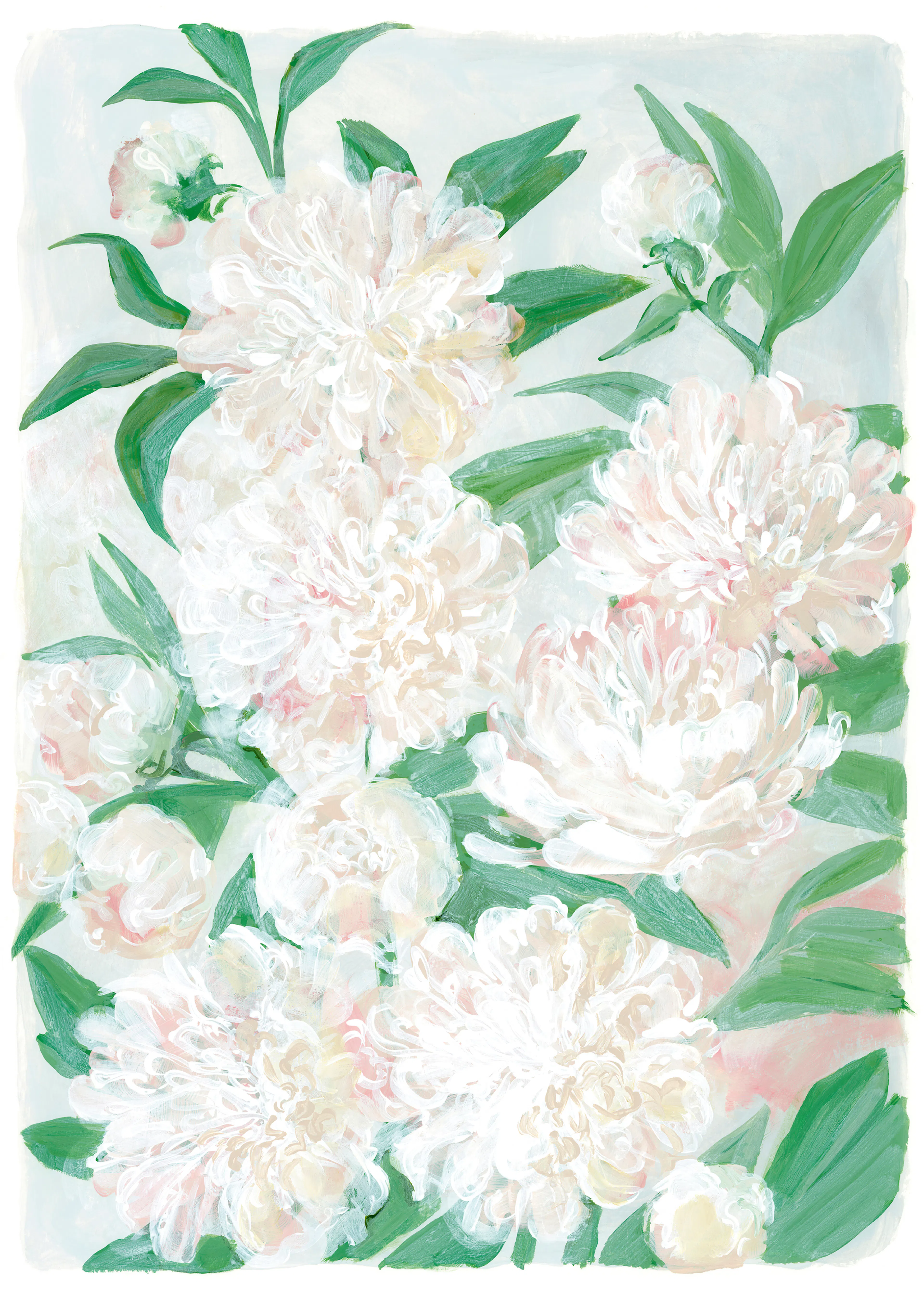 Rosana Laiz Blursbyai - Soft Peony Blooms No2 Poster 0