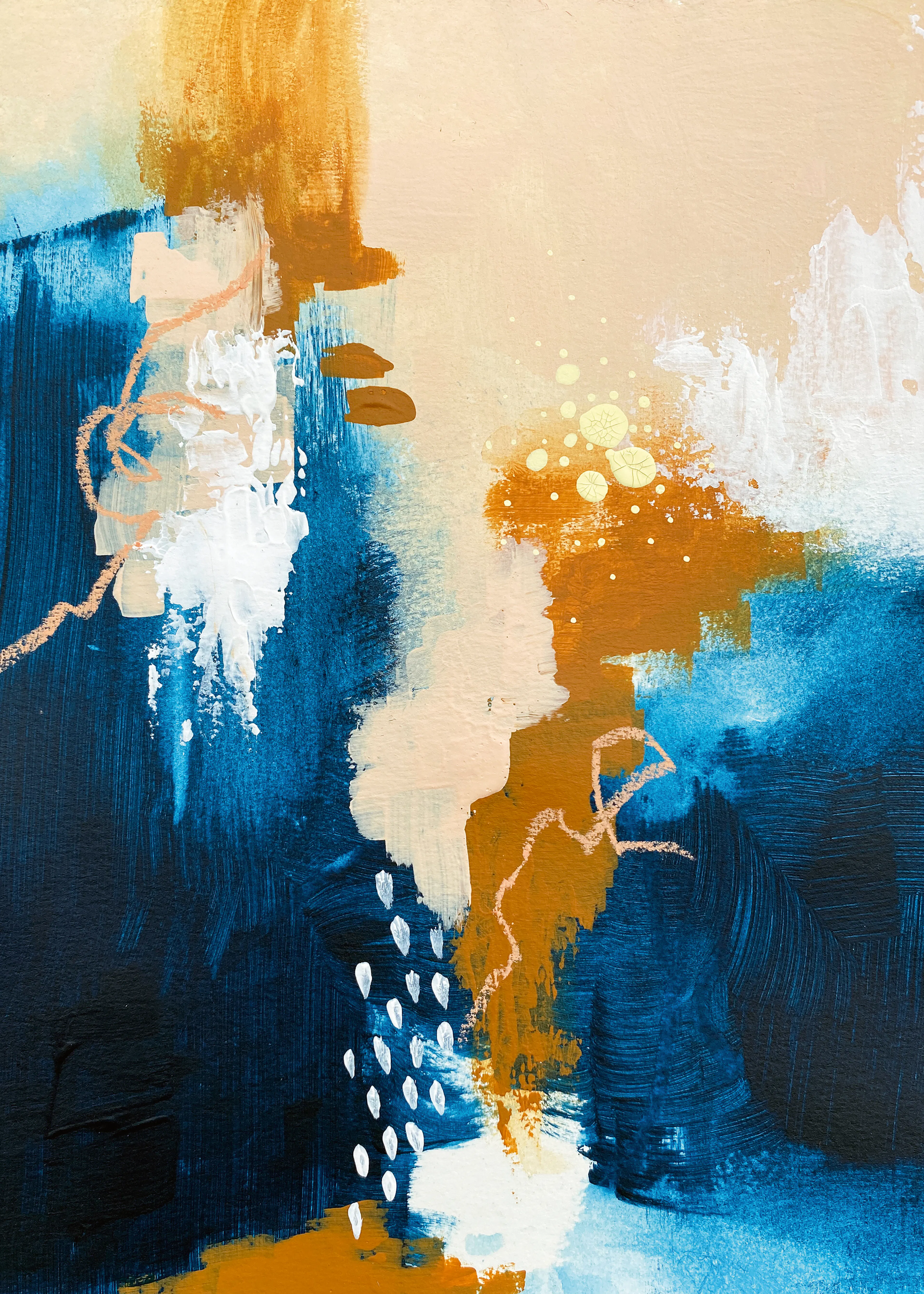 Blue Ocean Depths Poster 0