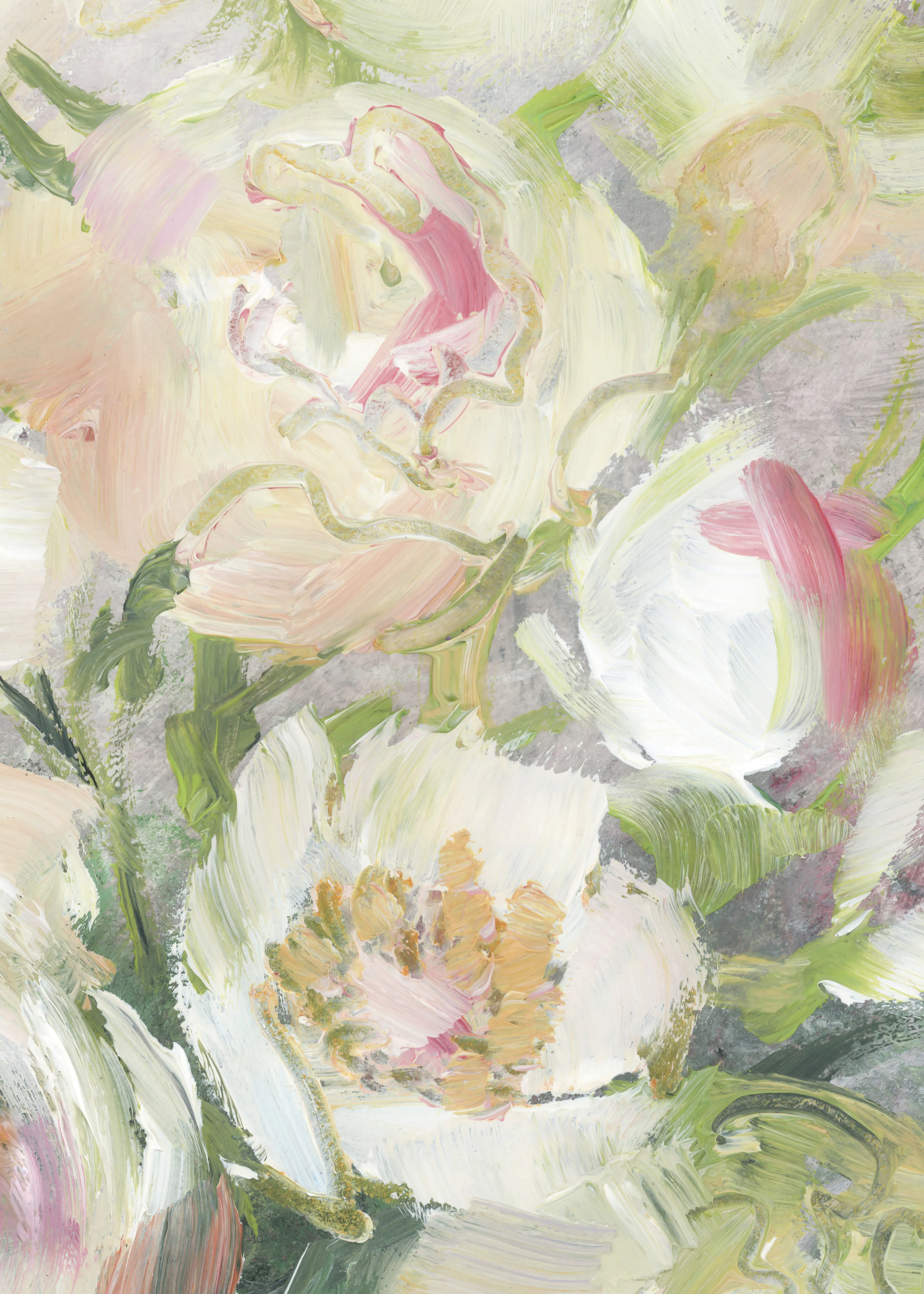Sueño Floral Suave Póster 0