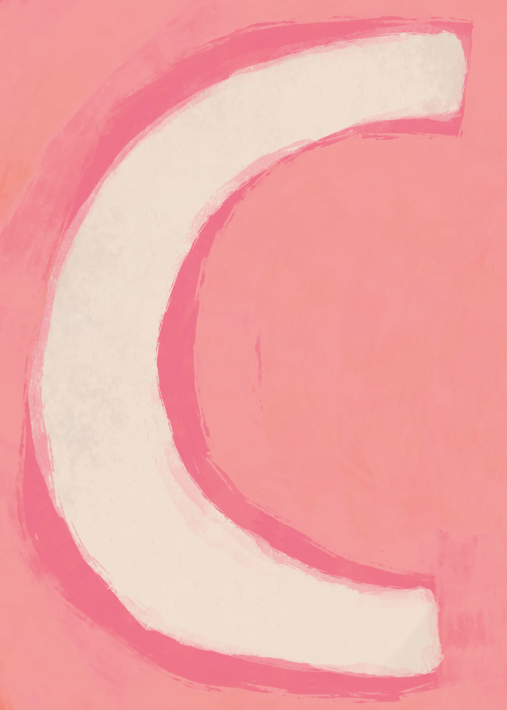 Alfabeto Rosa - C Póster 0