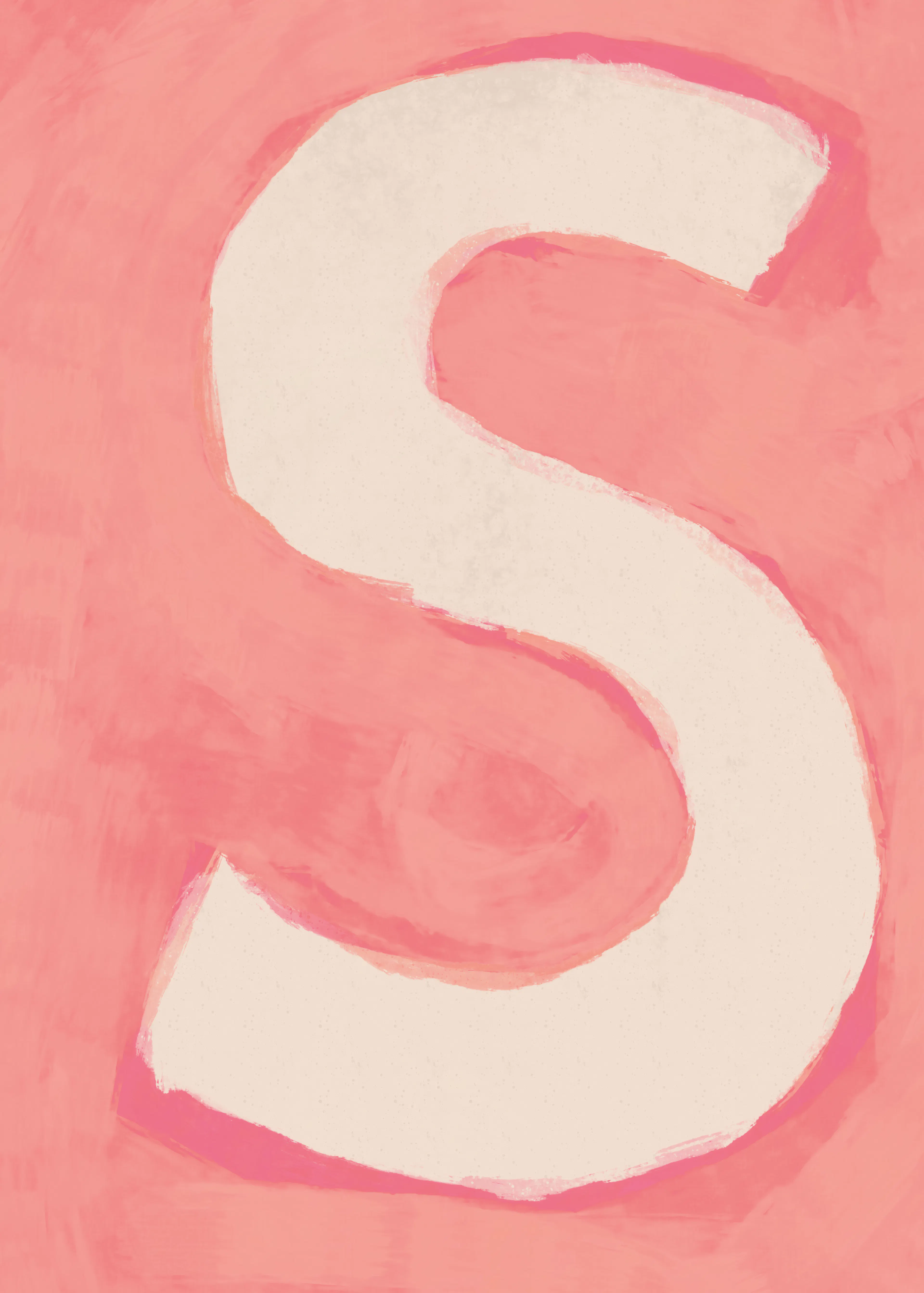 Pink Alphabet - S Poster 0