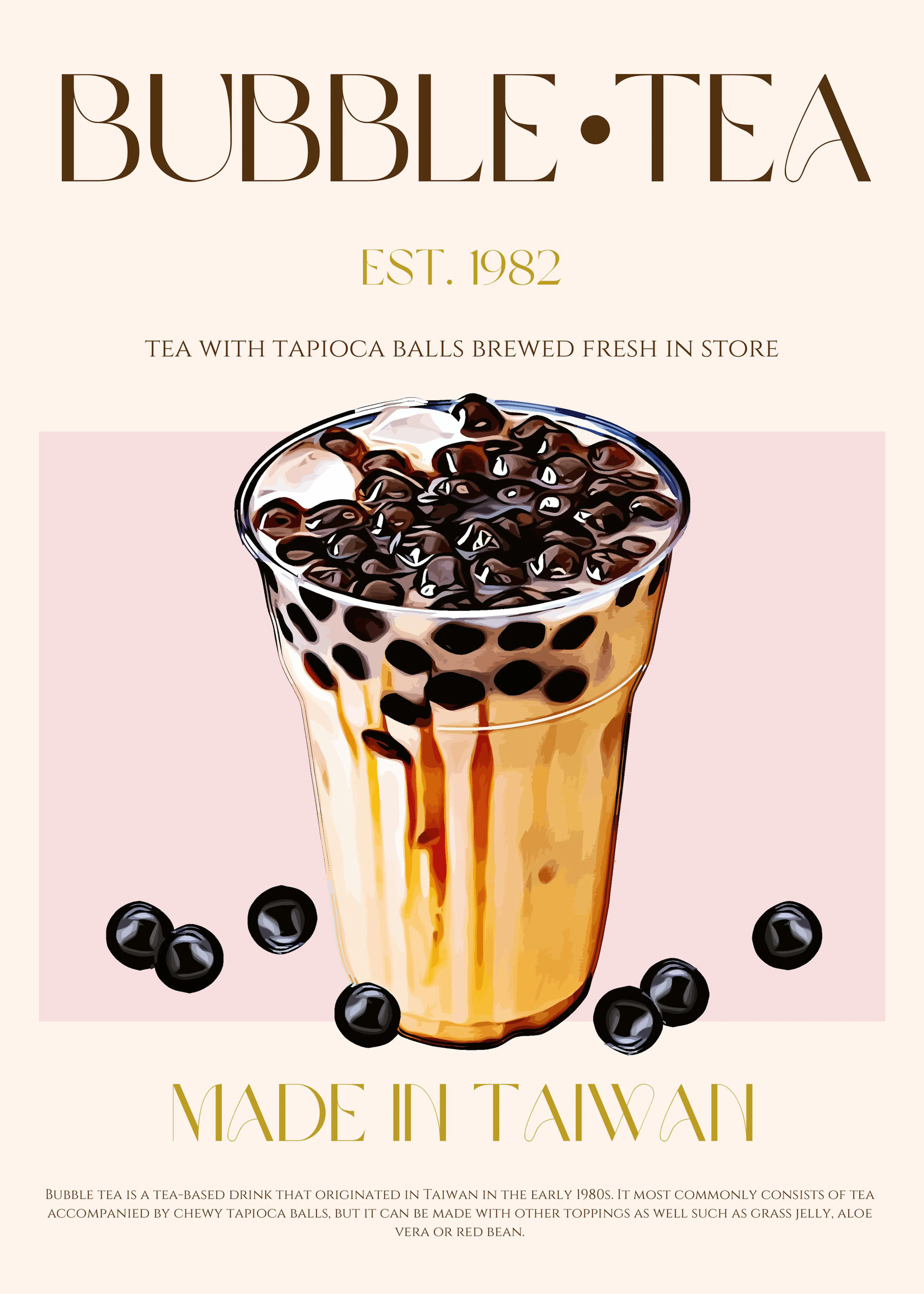 Bubble Tea Bliss Poster 0