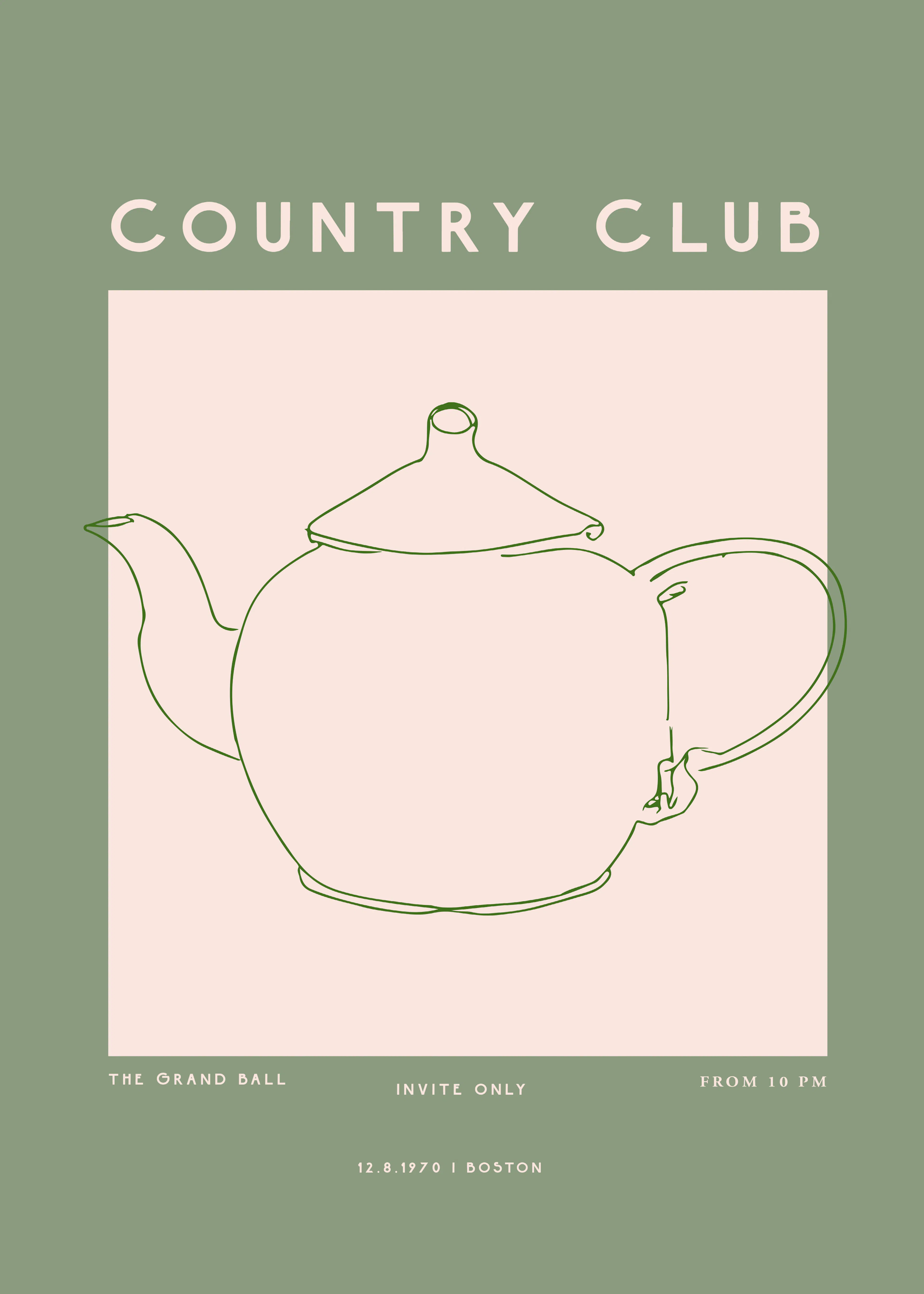 Country Club Tea Poster 0