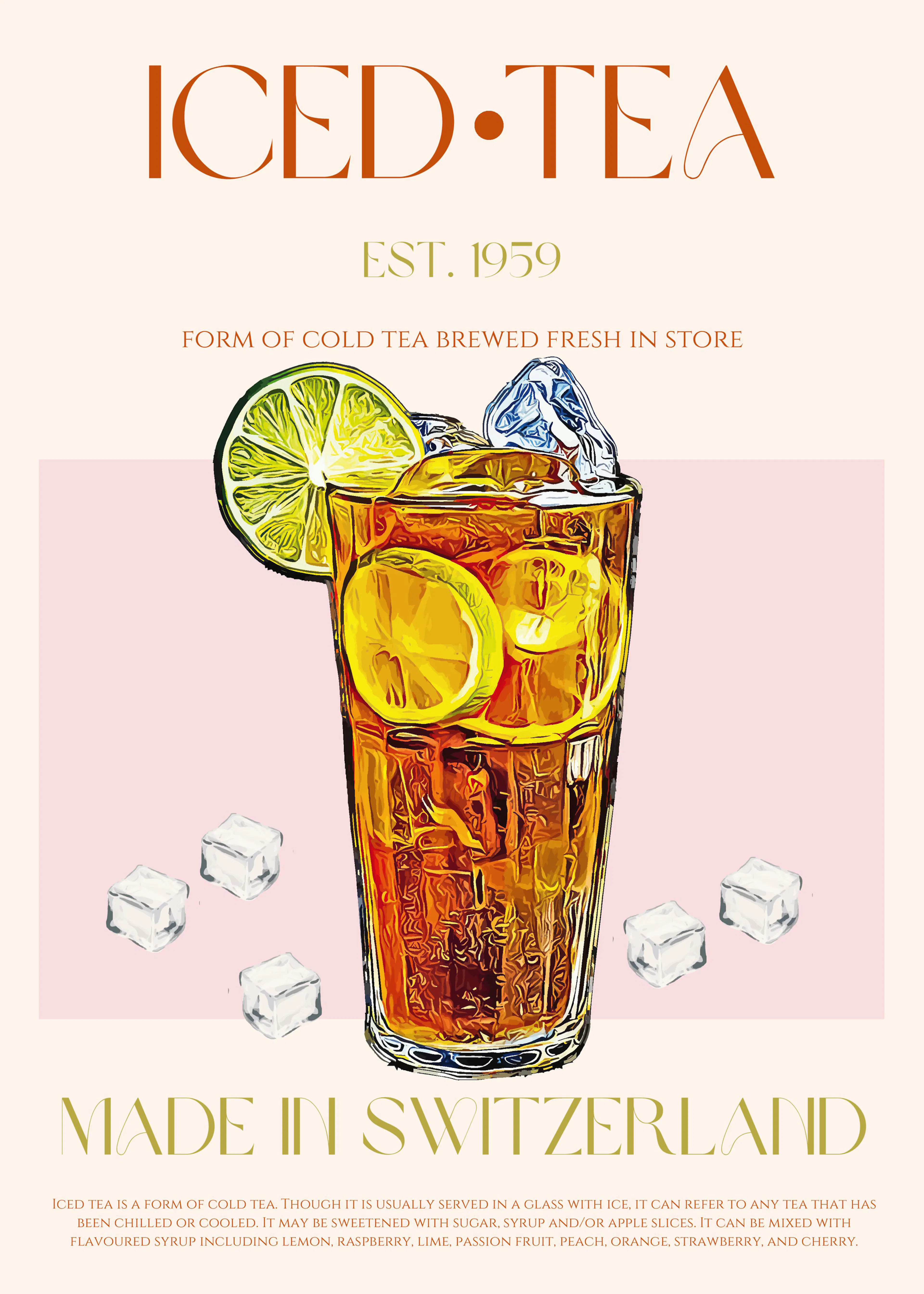 Iced Tea Refresh Poster 0