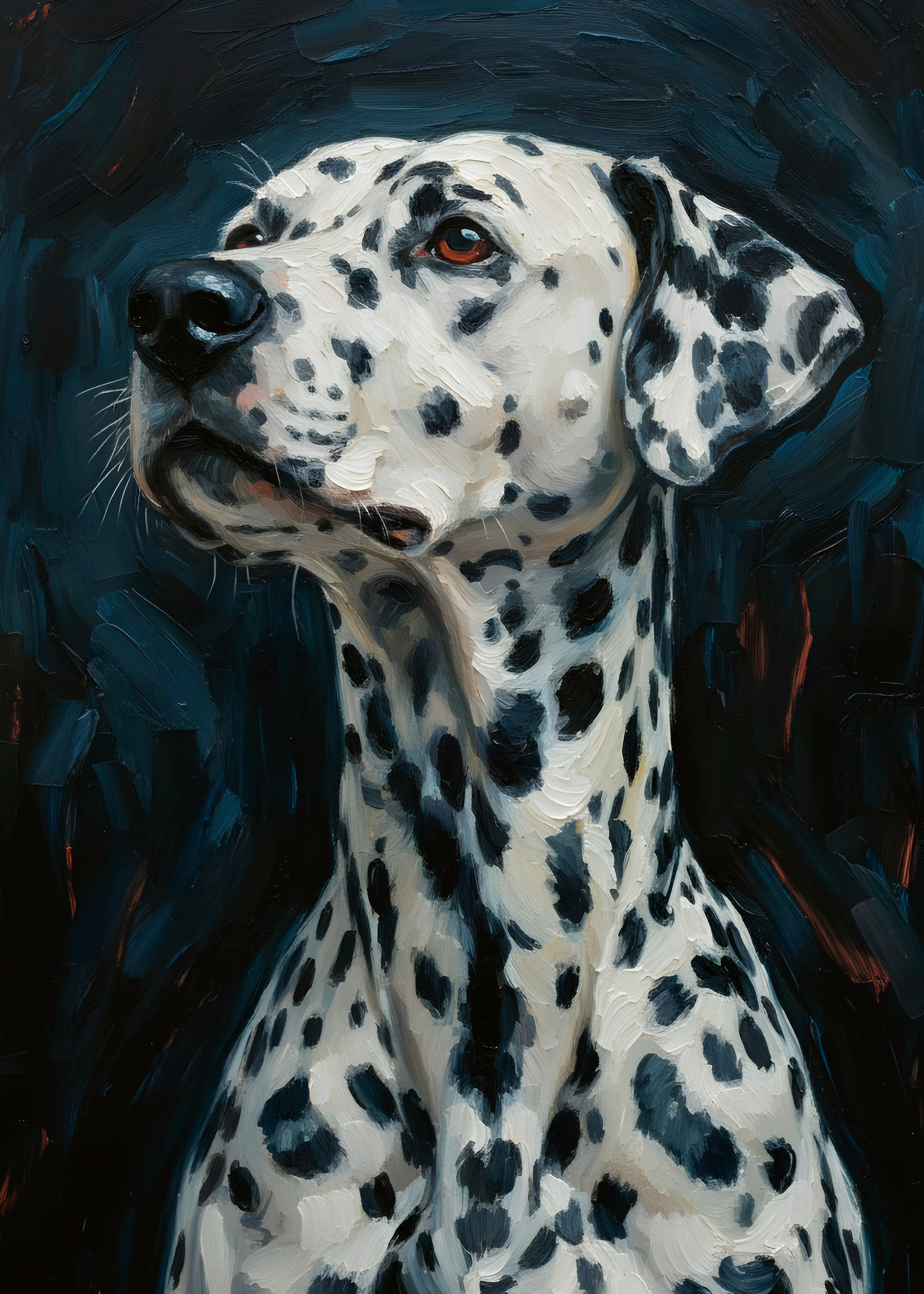 Black Spotted Elegance Poster 0